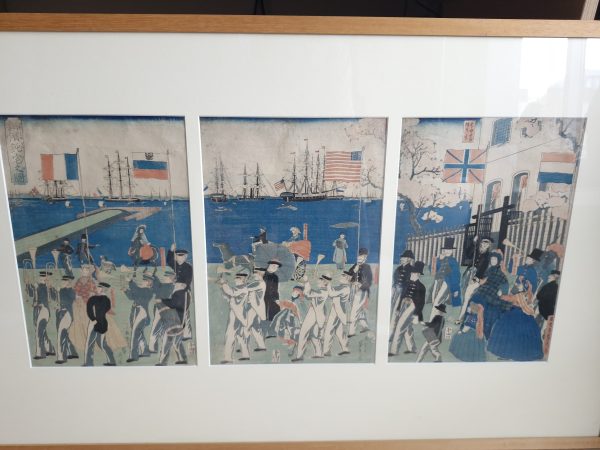 Antique Woodblock Print Utagawa Sadahide (Japanese, 1807 – ca. 1873). Procession of People of 5 Countries - Image 17