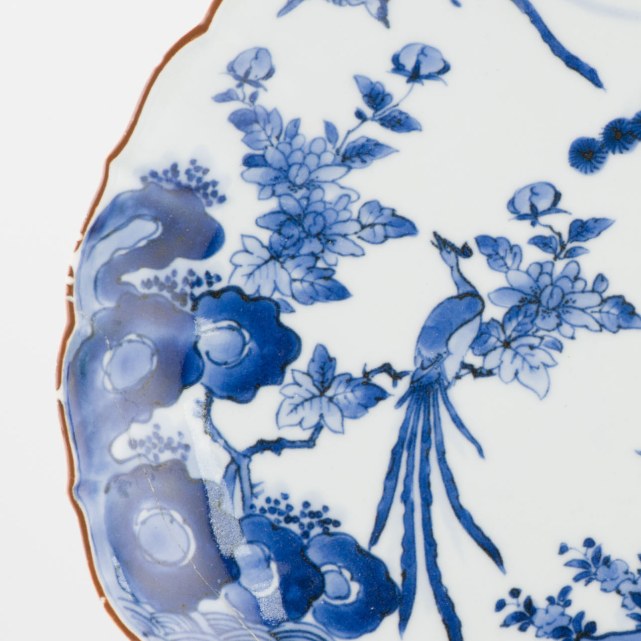 Antique 1680 Japanese Kakiemon Dish with Figures and Fenghuang Japan - Image 11