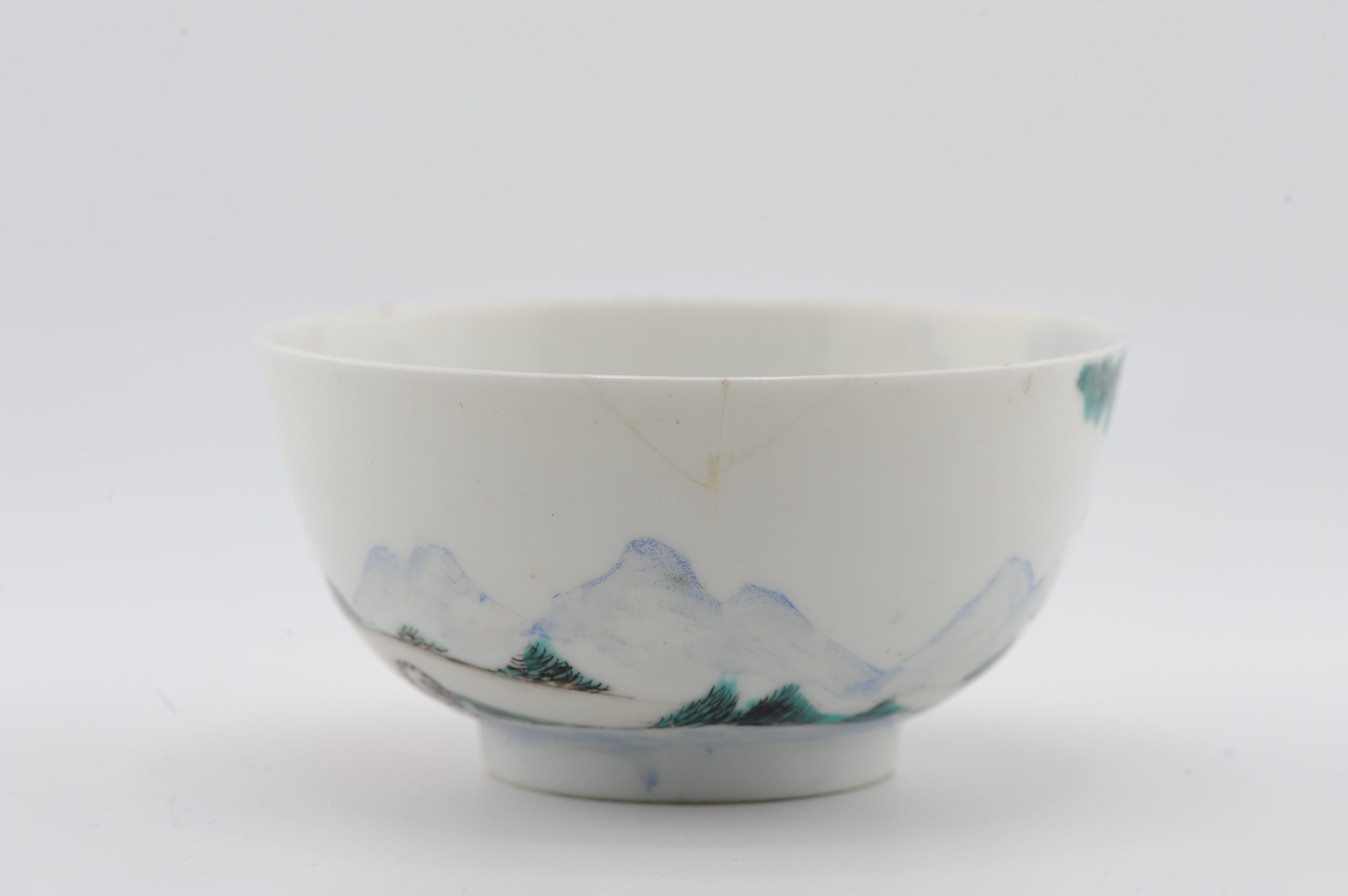 Antique 18C Chinese Porcelain Paris Judgement Qianlong Bowl Chine de Commande - Image 12