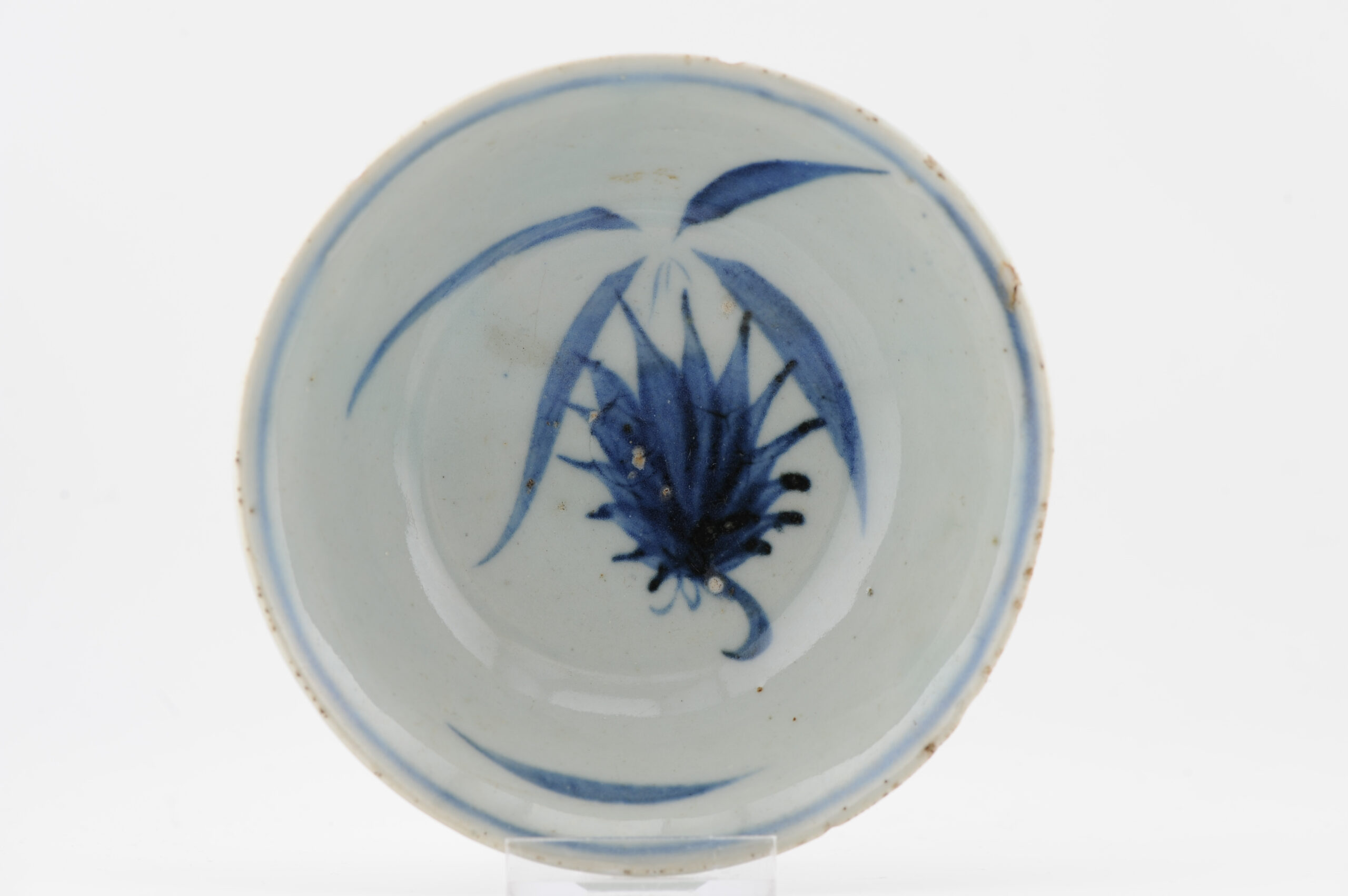 Ming/Transitional Period Chinese Porcelain Pineapple Bowl Antique Porcelain