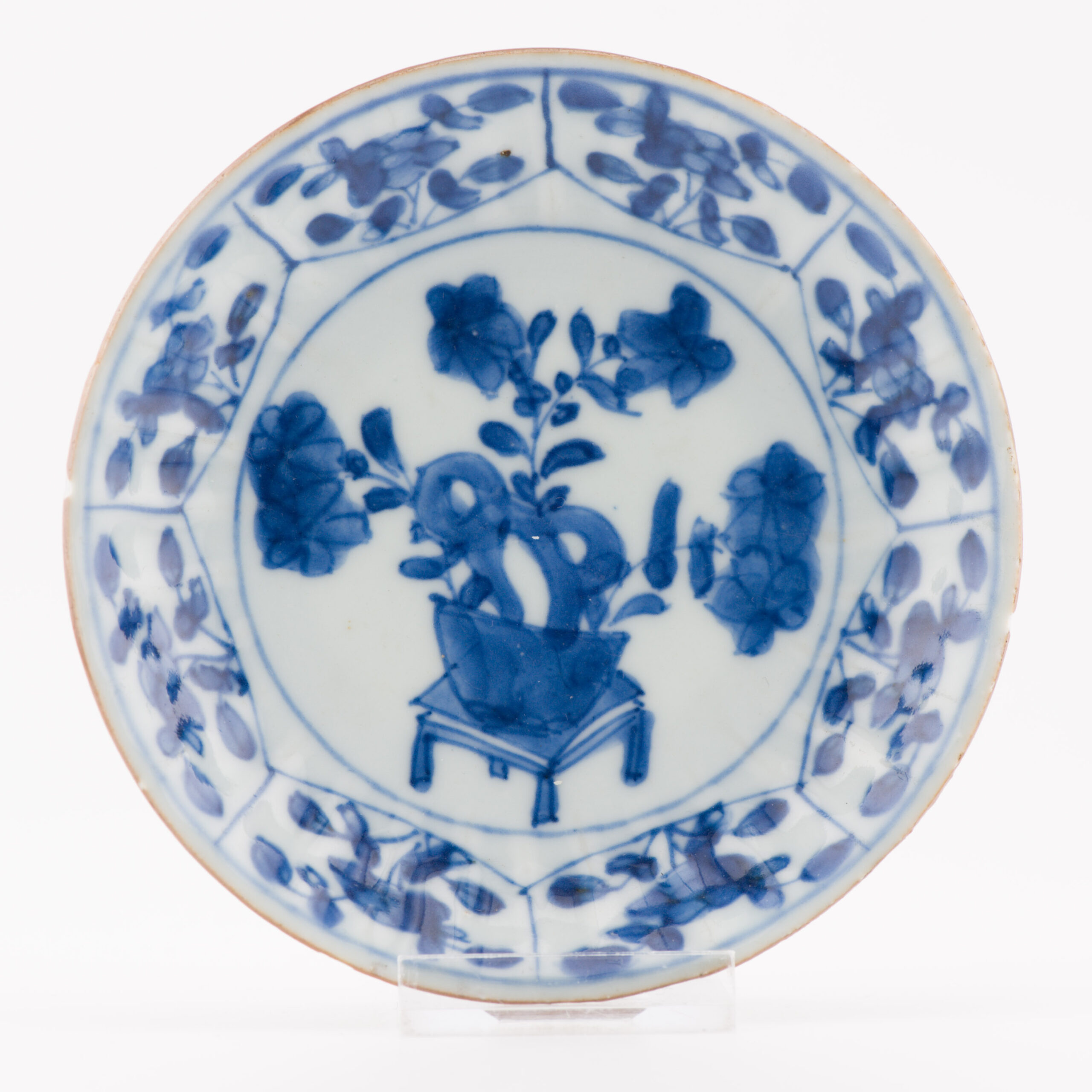 18C Kangxi/Yongzheng period Chinese Porcelain Batavian Cobalt Dish China - Image 12
