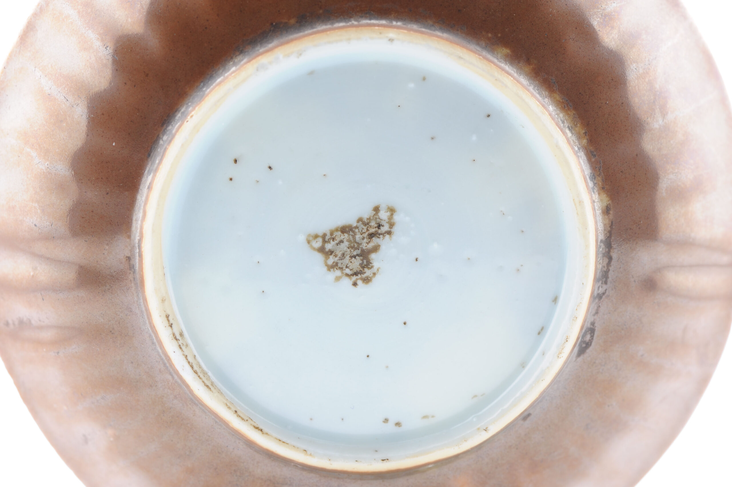 18C Kangxi/Yongzheng period Chinese Porcelain Batavian Cobalt Dish China - Image 3