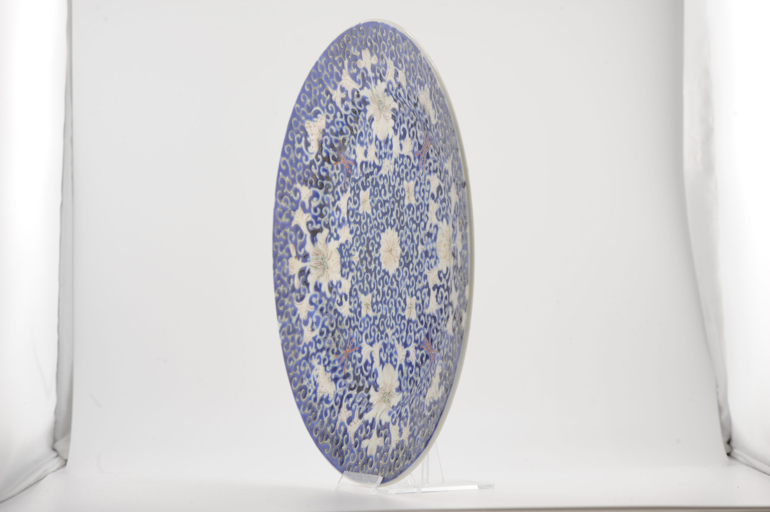 Antique 19/20C Chinese Porcelain Guangxu Marked Plate Qing/Republic - Image 11