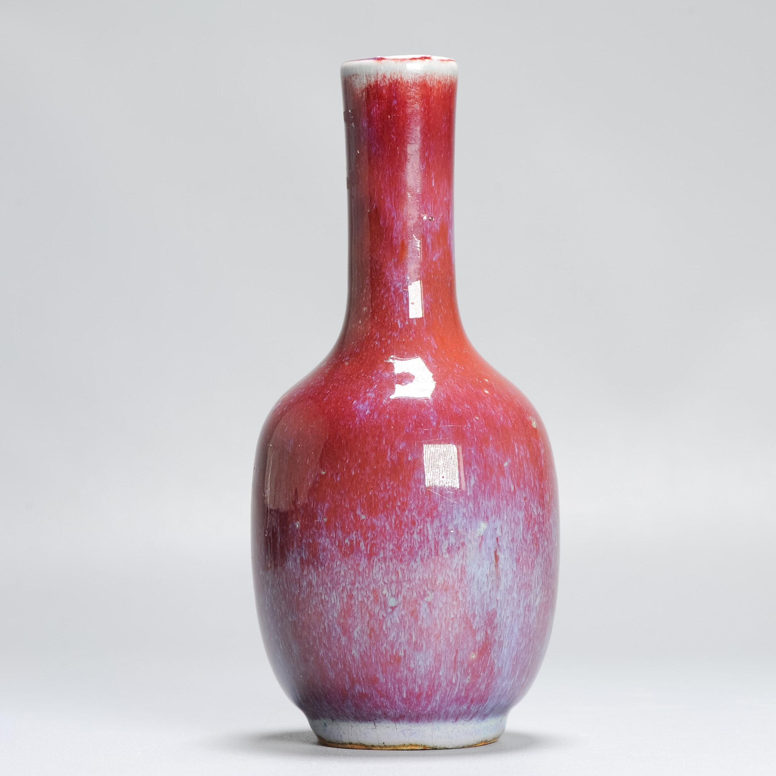 Antique 18/19C Chinese Porcelain Langyao/Sang de Bouef Vase Red China Monochrome - Image 6