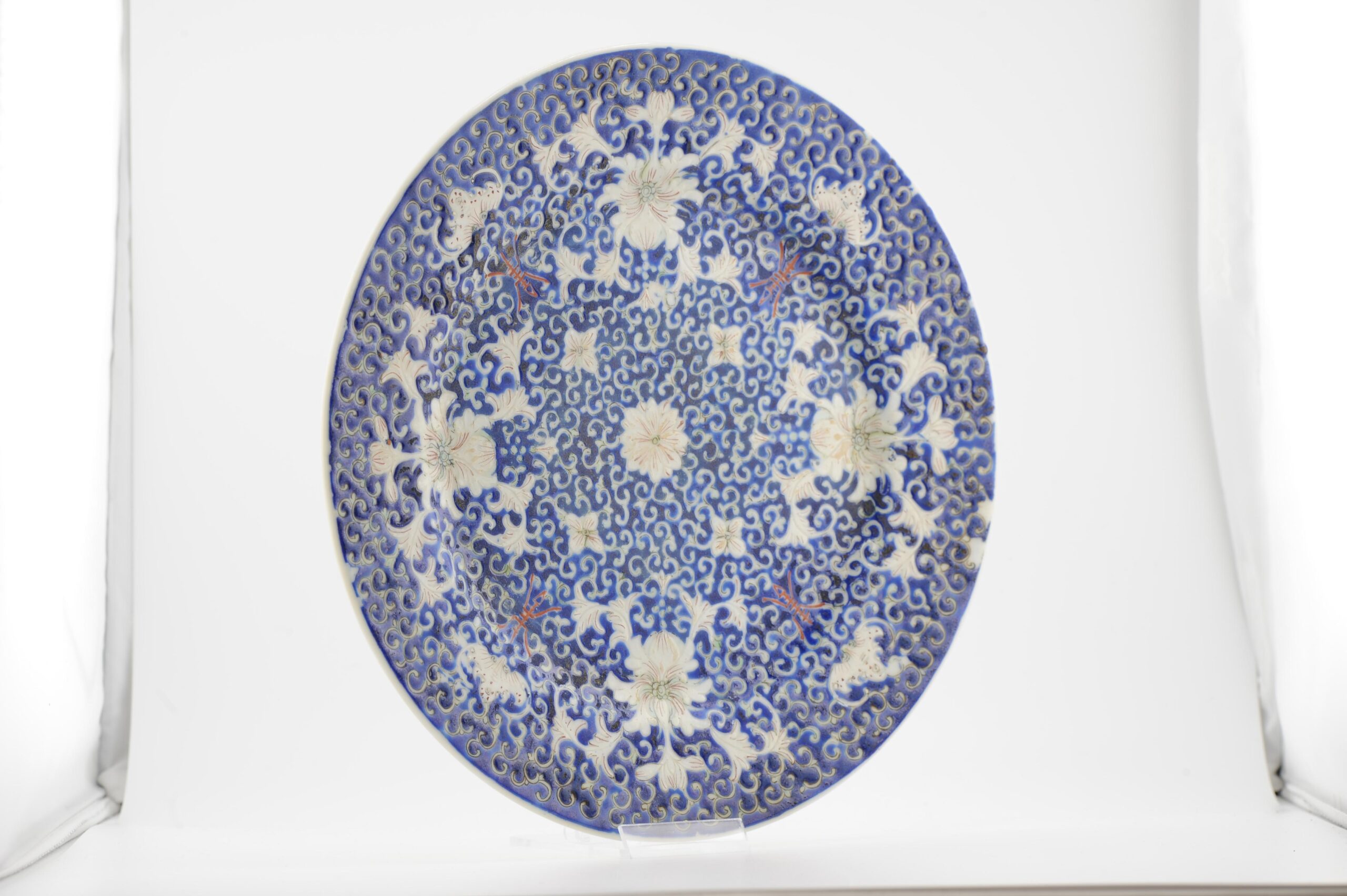 Antique 19/20C Chinese Porcelain Guangxu Marked Plate Qing/Republic - Image 2