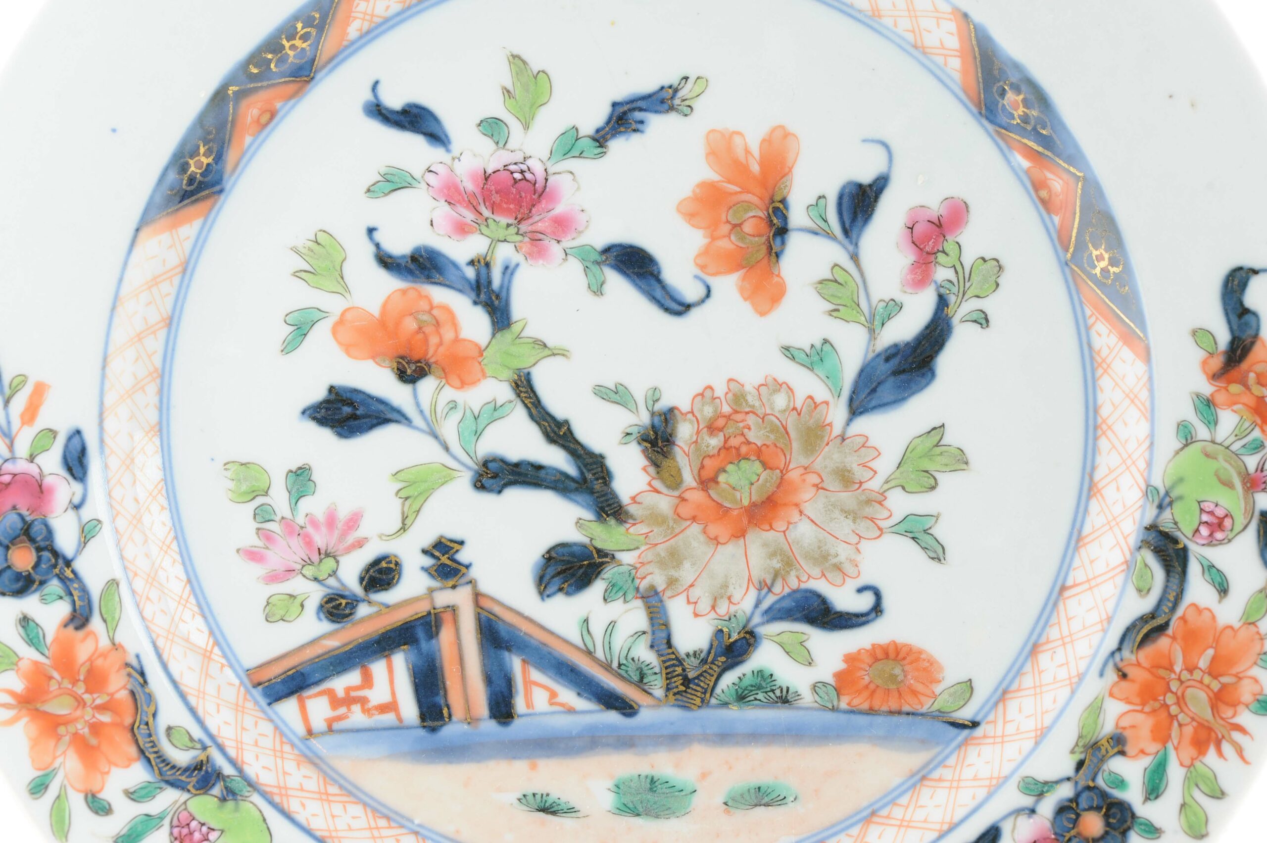 18C Yongzheng/Qianlong Chinese Porcelain Plate Valuables Verte Fencai - Image 15