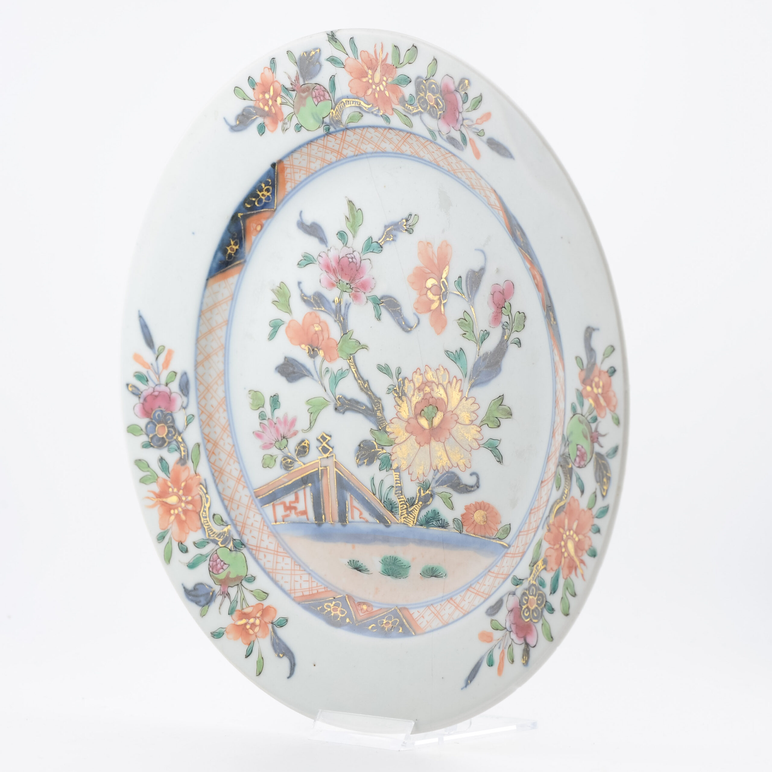 18C Yongzheng/Qianlong Chinese Porcelain Plate Valuables Verte Fencai - Image 12