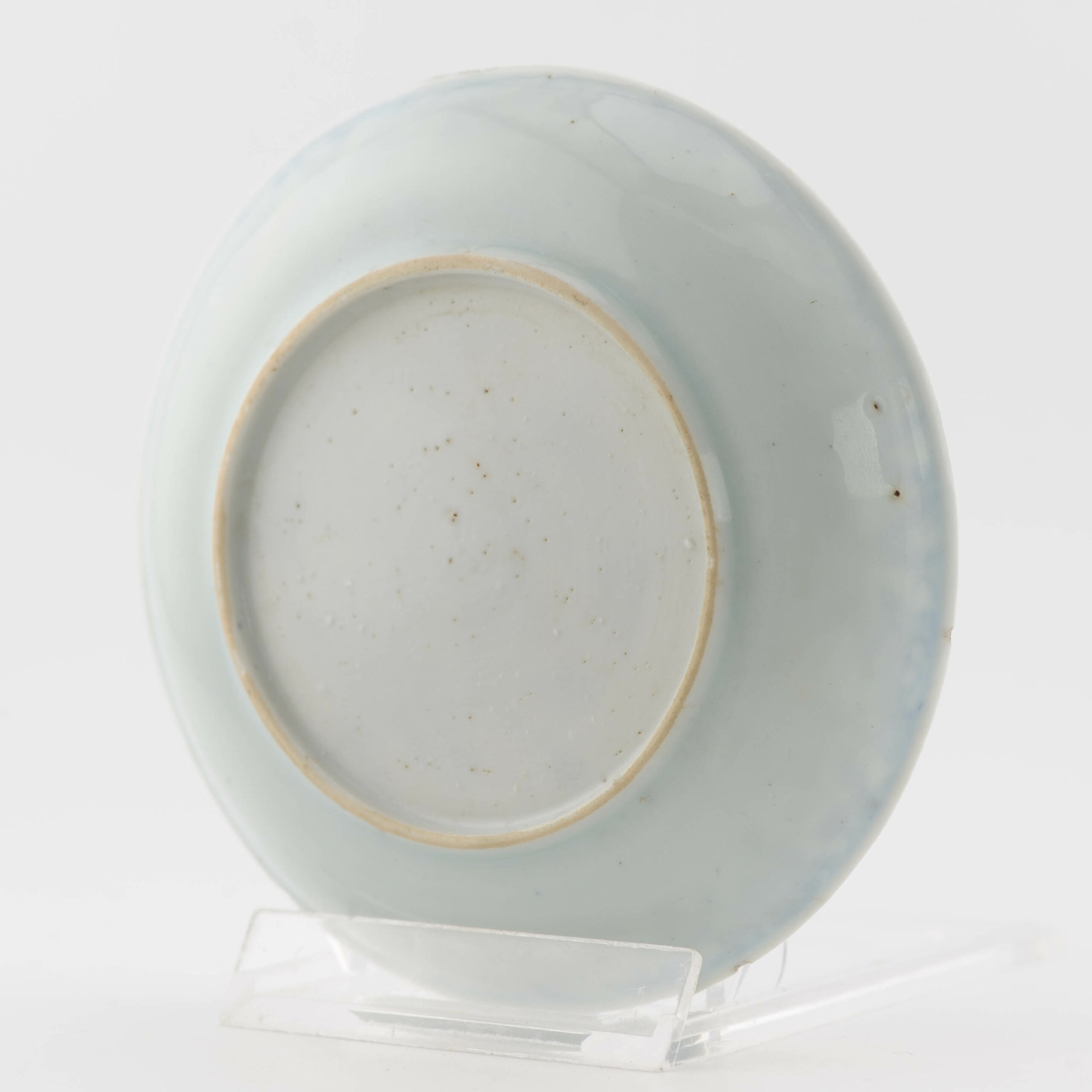 Antique Yongzheng 18C Chinese Porcelain Dish / Plate China unMarked Base - Image 5