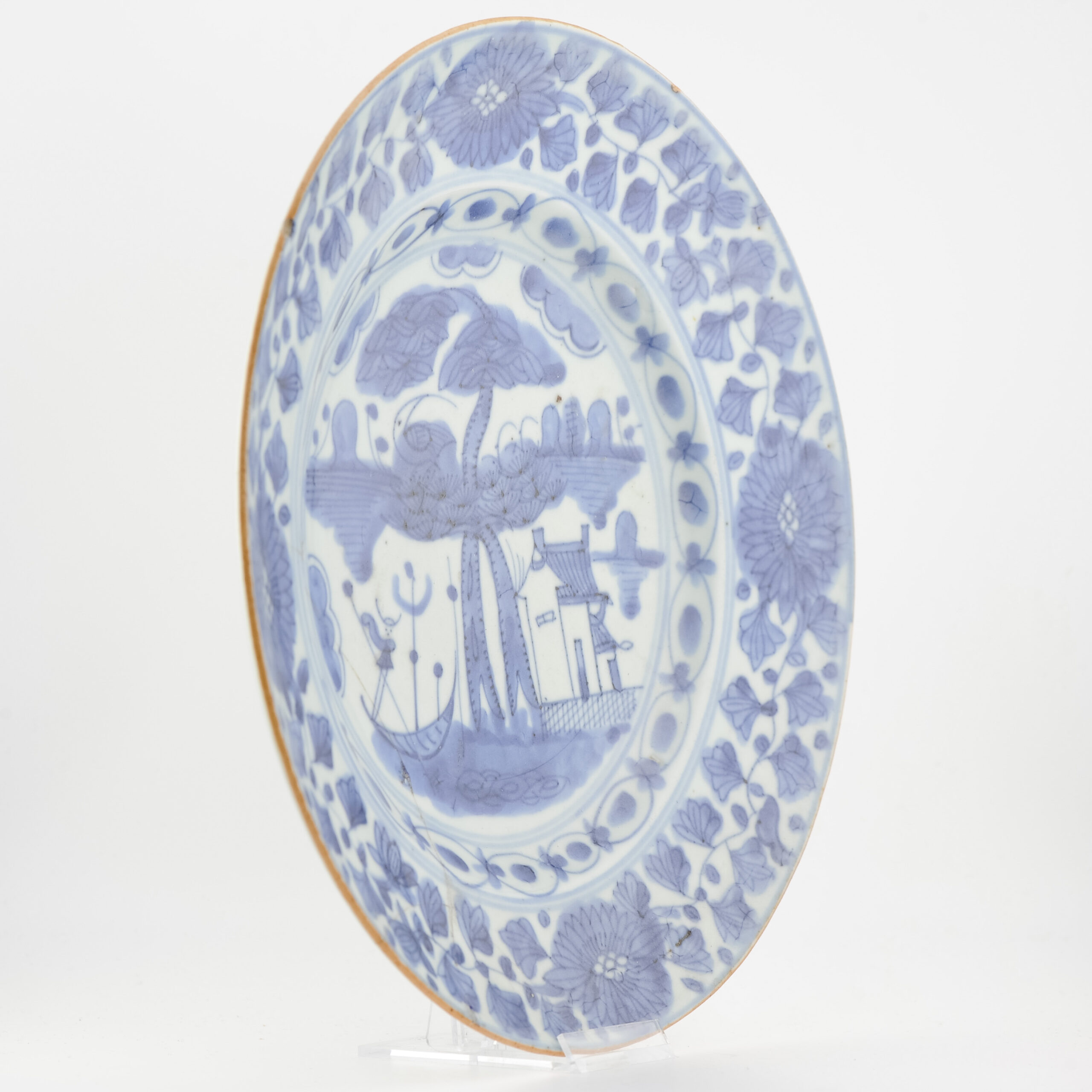 Antique Chinese Porcelain 19C Plate China Antique Kitchen Qing Dehua - Image 8