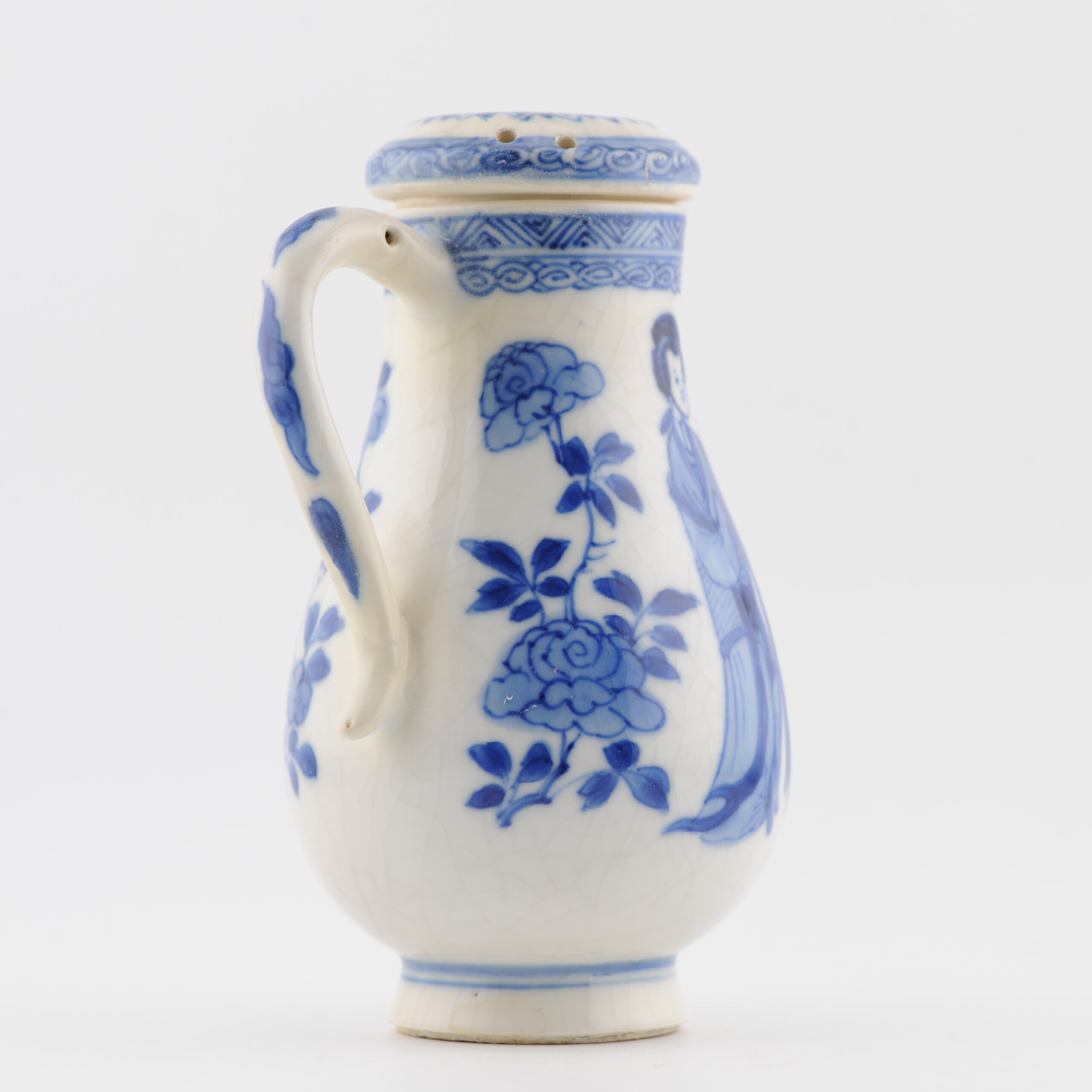 Antique 1700 Chinese Porcelain Kangxi period Jar Marked Blue & White China - Image 9
