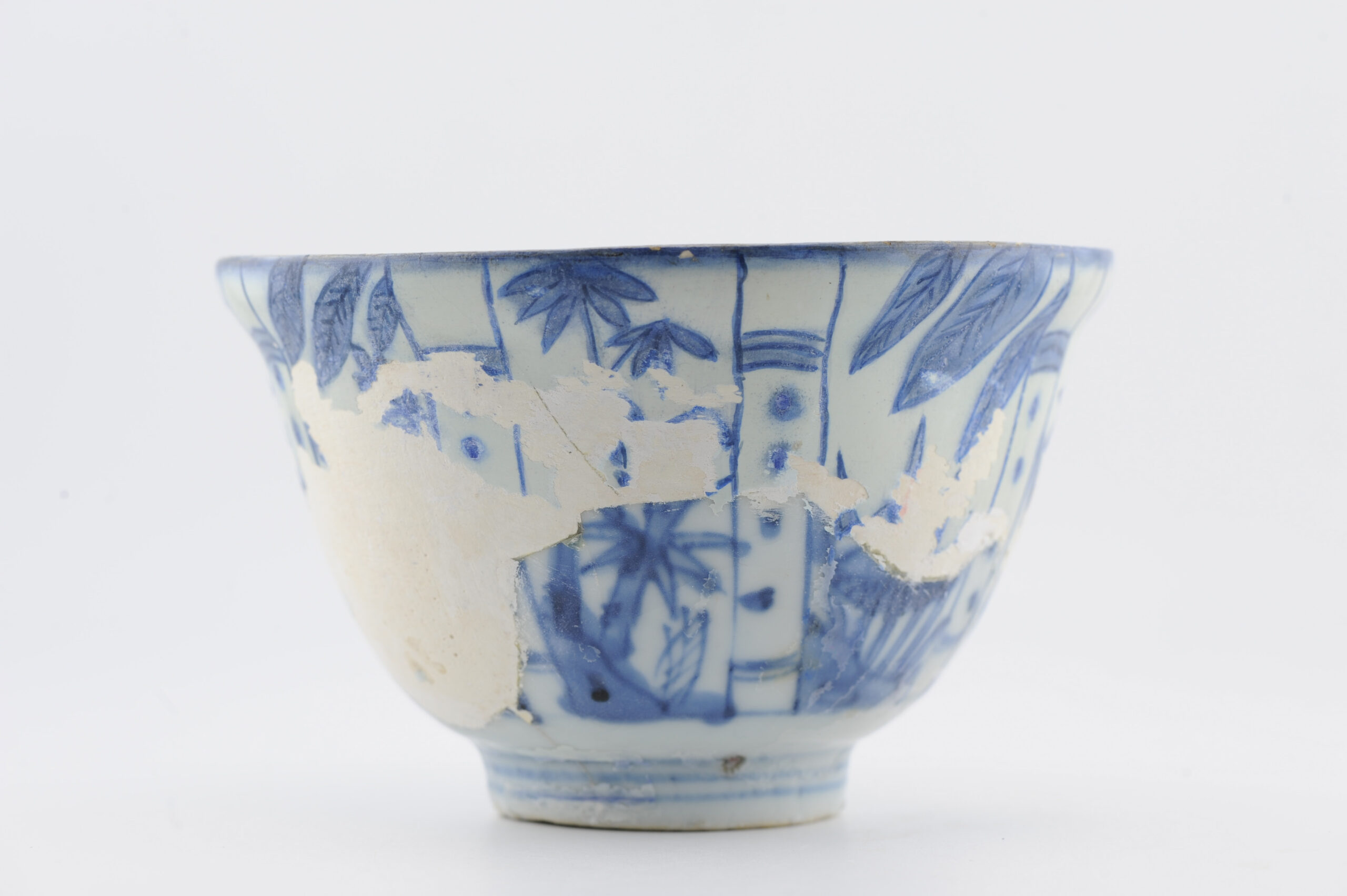 Antique Chinese Wanli Period Porcelain Ming/Transitional Kraak Crow Cup Bowl - Image 13