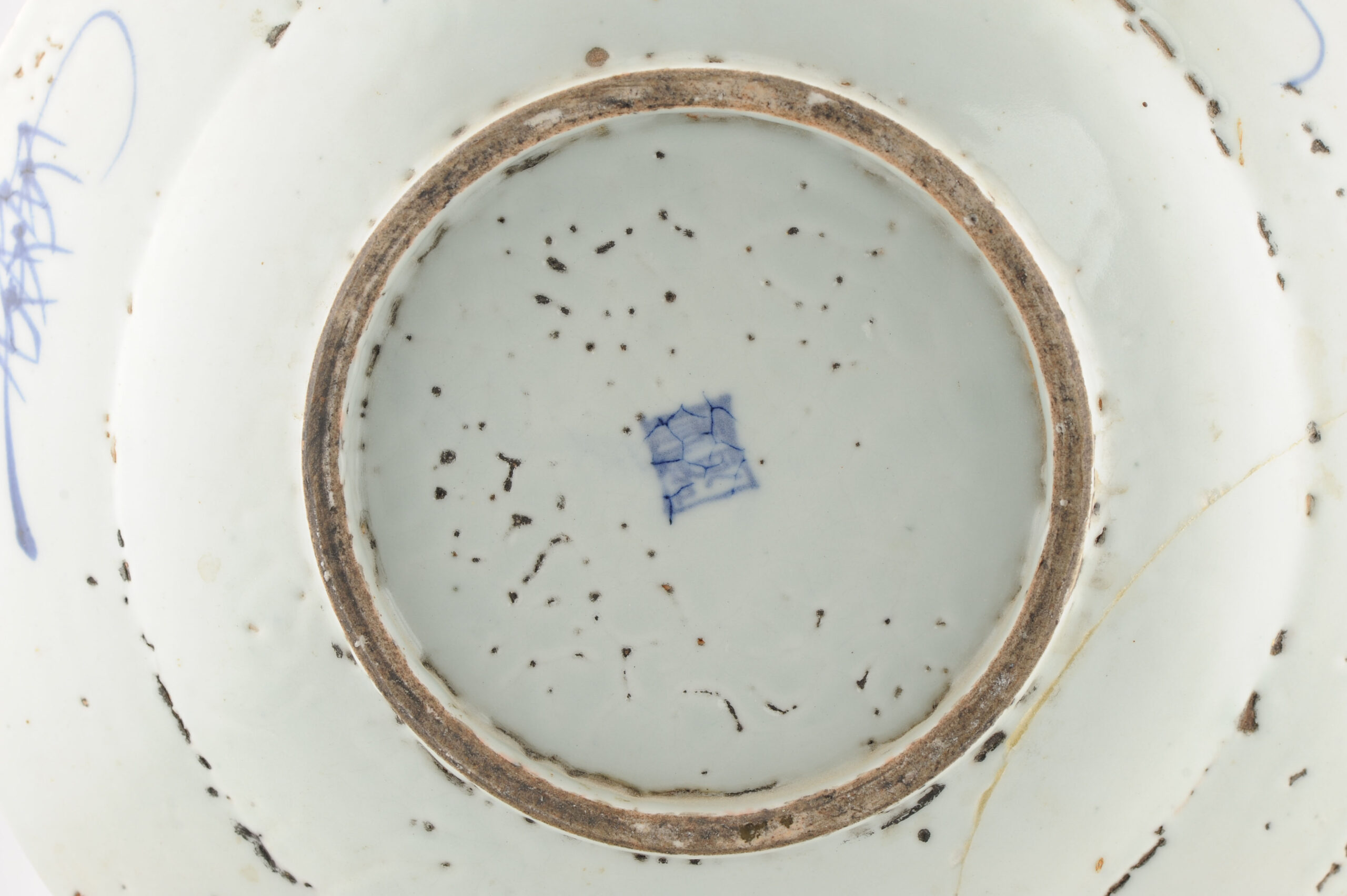 Antique Chinese Porcelain 19C Plate China Antique Kitchen Qing Dehua - Image 19