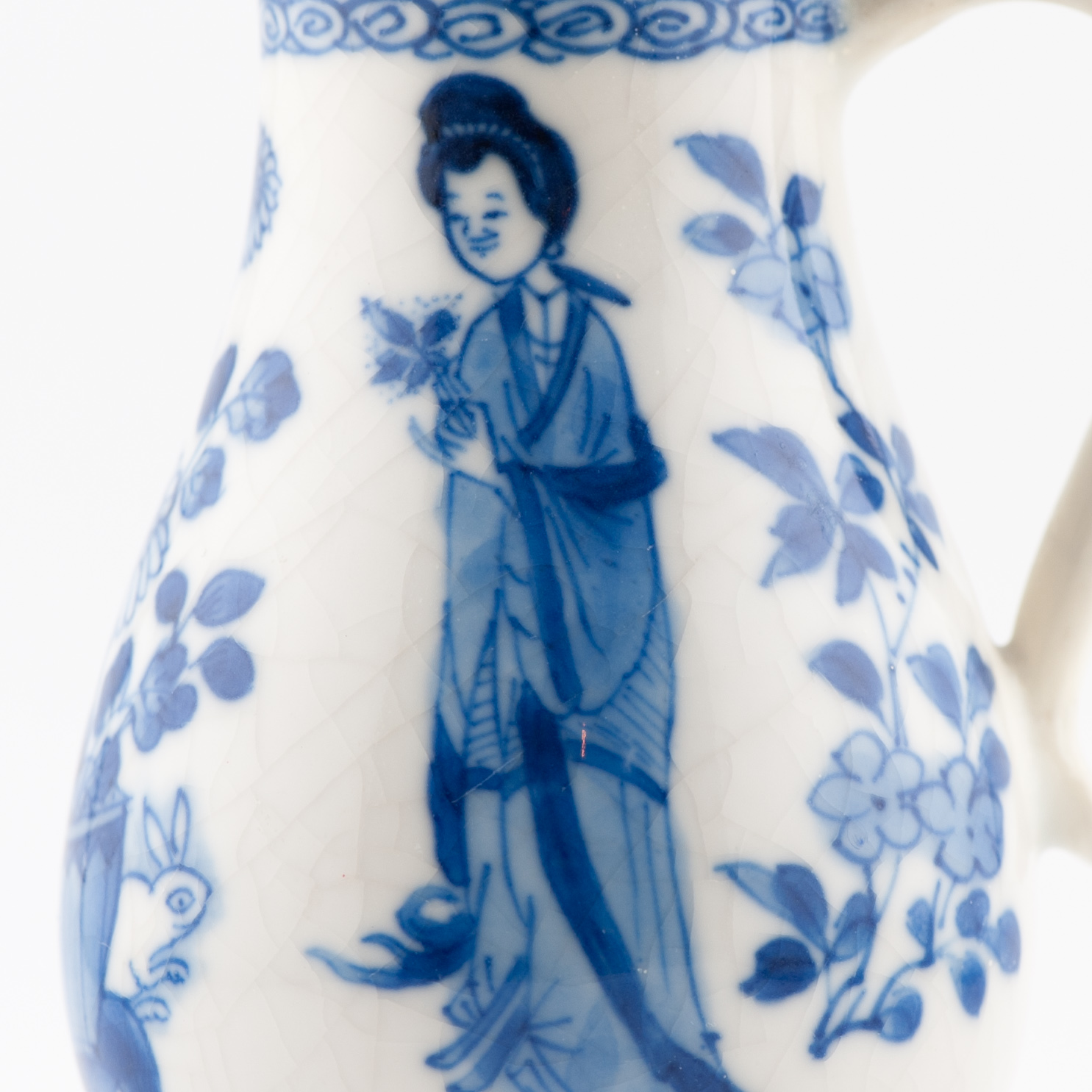 Antique 1700 Chinese Porcelain Kangxi period Jar Marked Blue & White China - Image 4