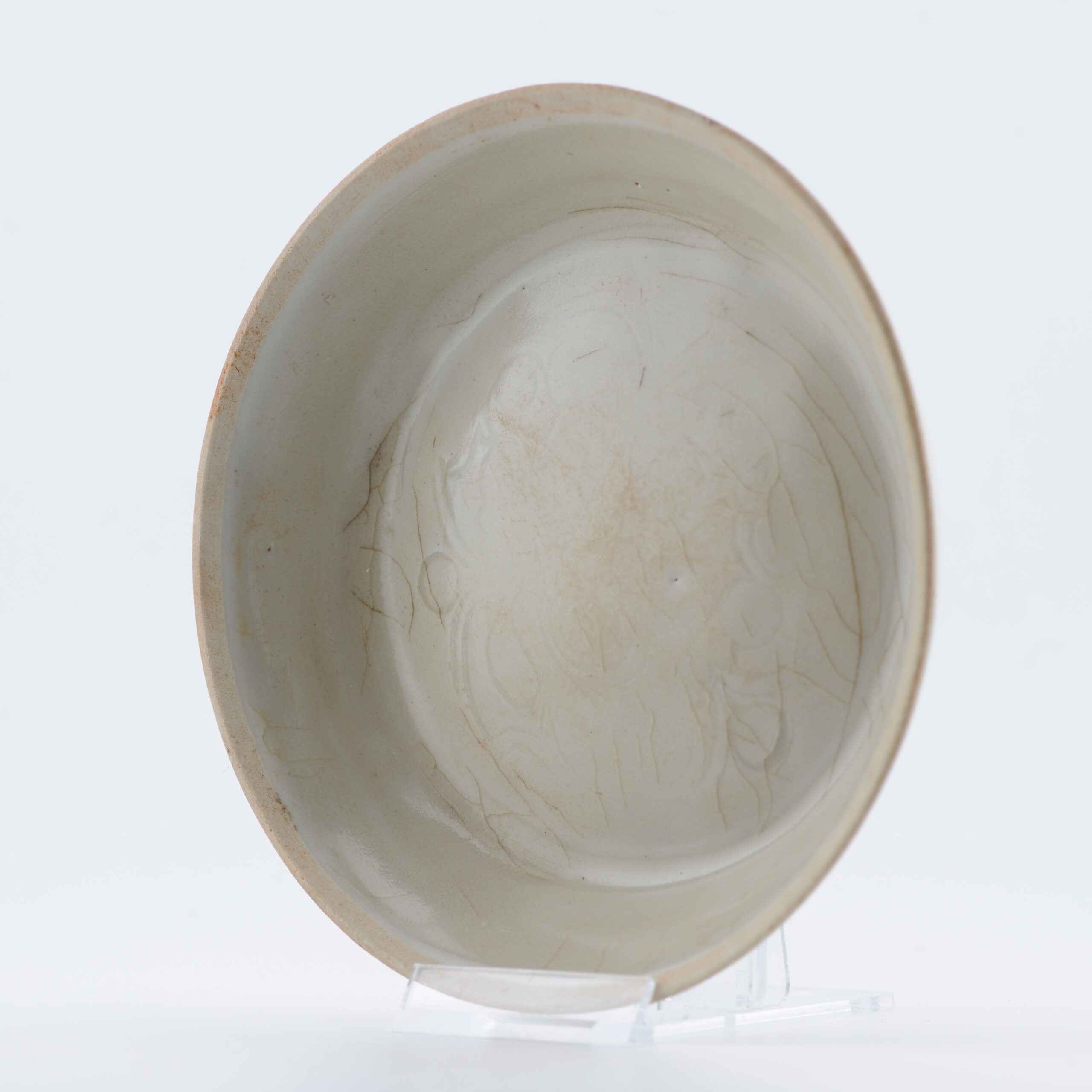 Antique Chinese Song Qingbai or Dingyao Dish / Bowl China Porcelain - Image 6