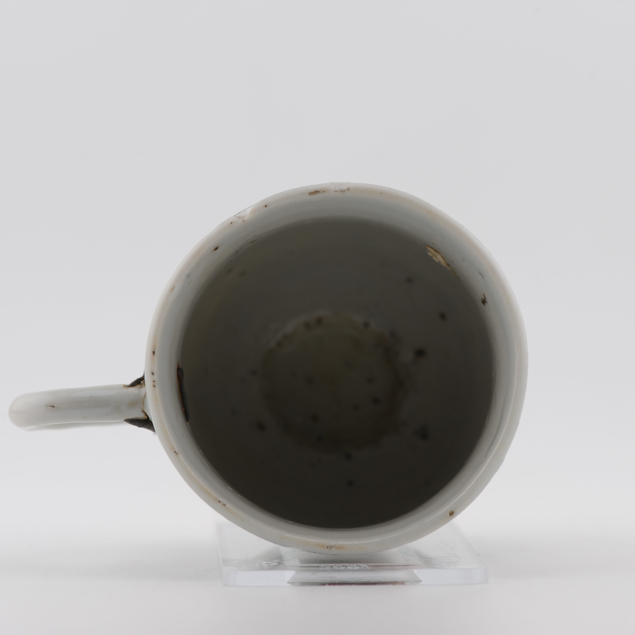 Antique Chinese Coffee Cup Flowers Yonzheng/Qianlong Porcelain - Image 14