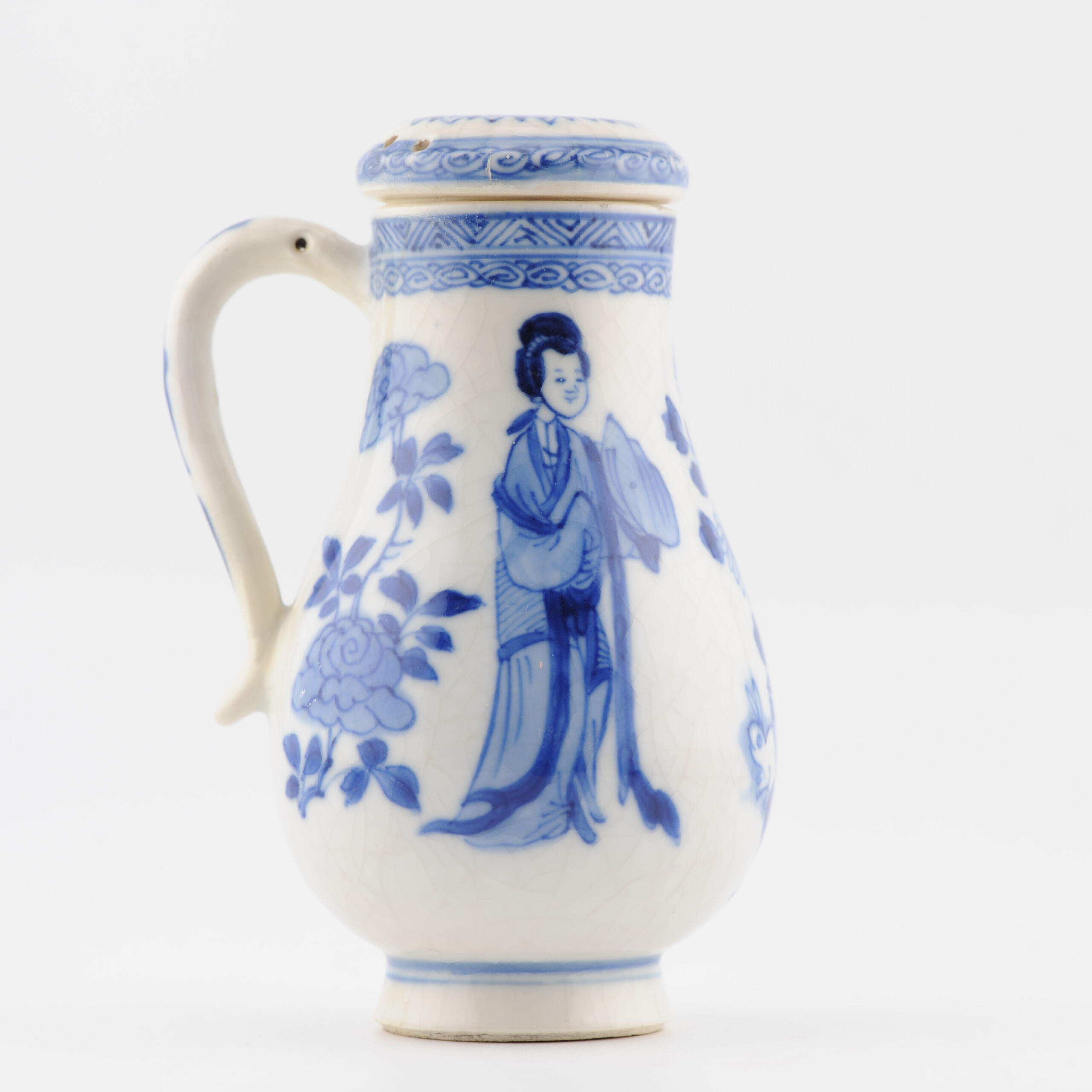 Antique 1700 Chinese Porcelain Kangxi period Jar Marked Blue & White China - Image 11