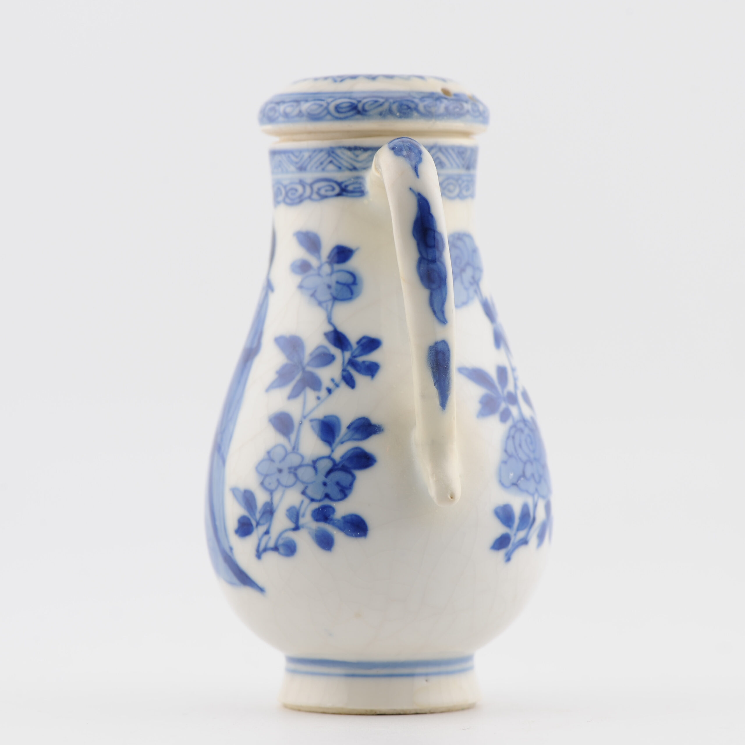 Antique 1700 Chinese Porcelain Kangxi period Jar Marked Blue & White China - Image 7
