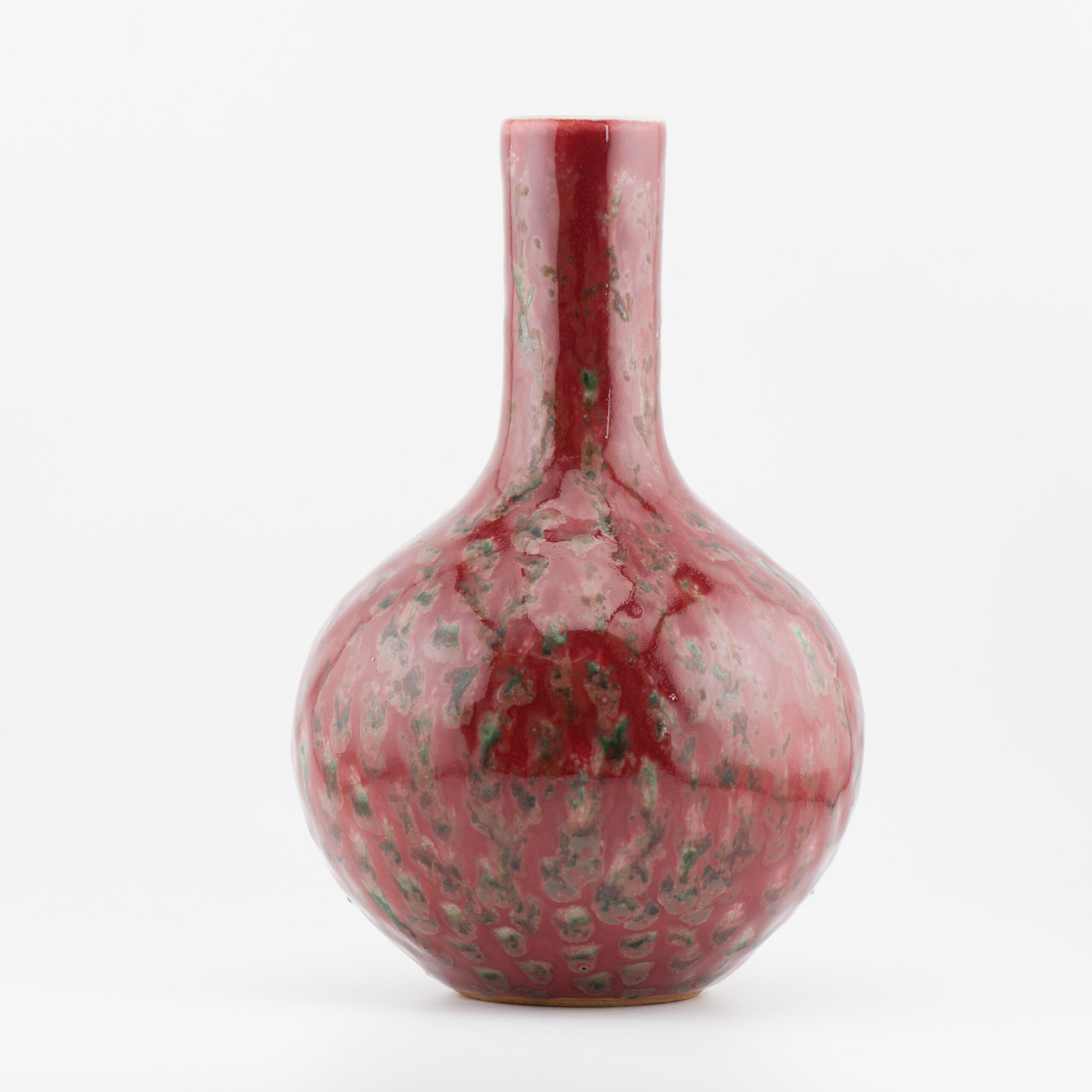 A Chinese flambé-glazed bottle vase 19/20C with six-character Mark - Image 10