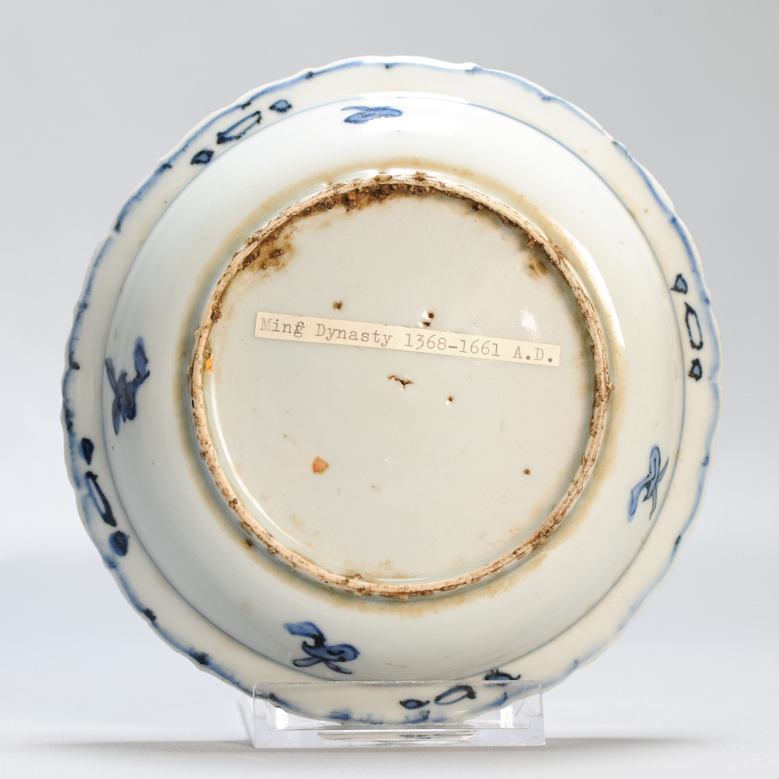 Antique Chinese Porcelain 16th century Jiajing Period plate China Ming - Image 6