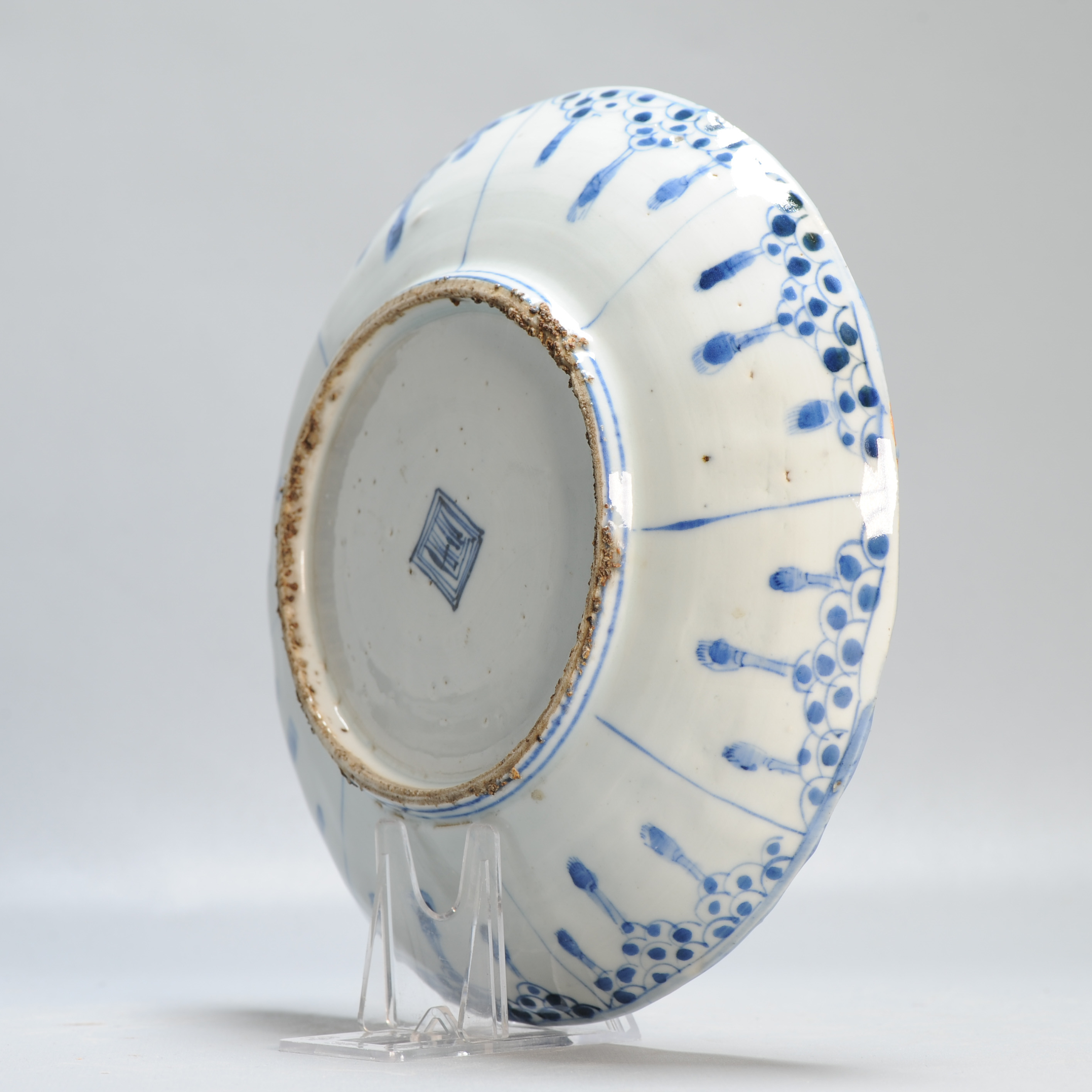 Top Quality Antique Late Ming Period Chinese Porcelain Kosometsuke Plate - Image 9
