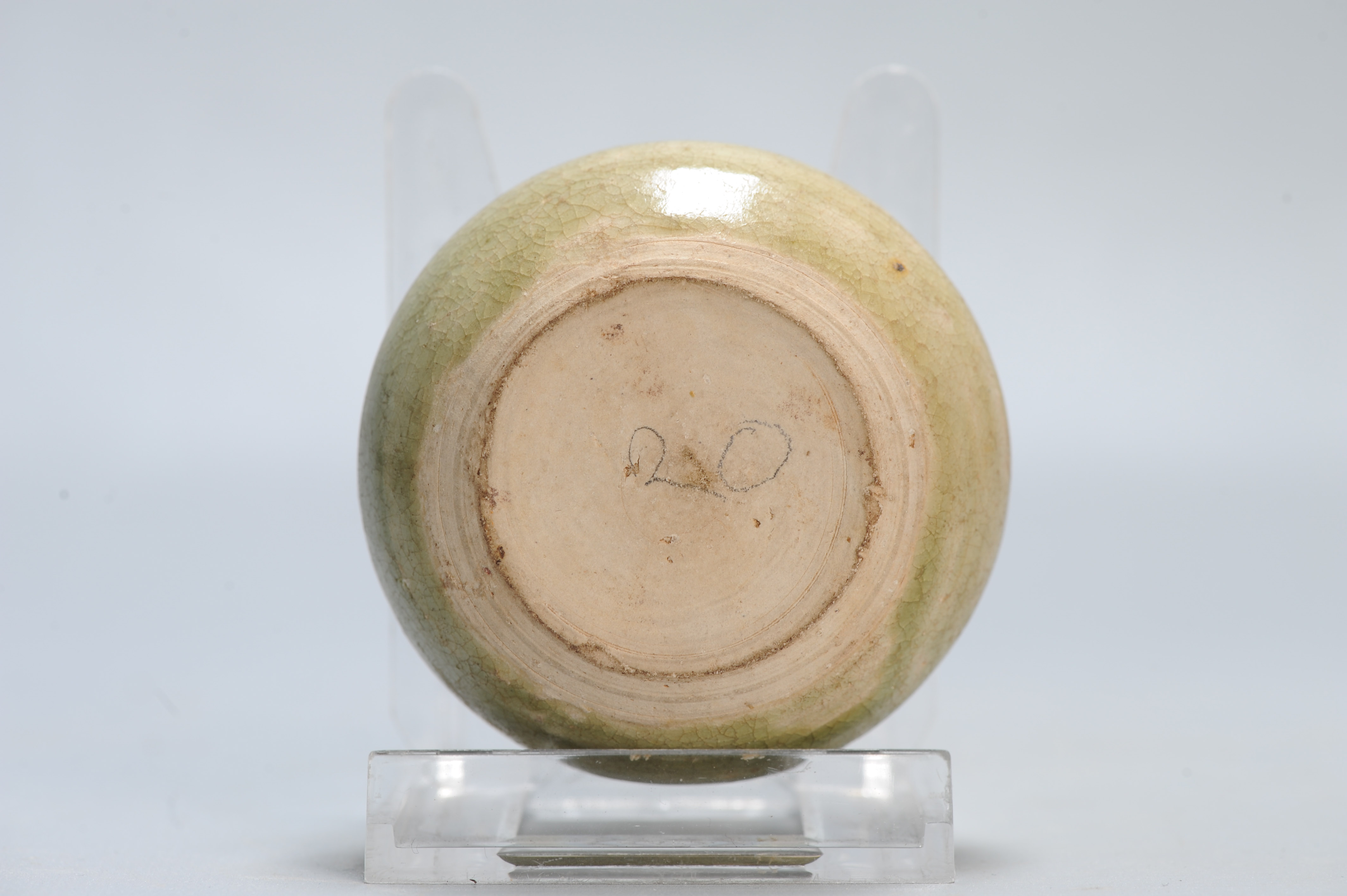 Antique Ming Period Chinese Porcelain Celadon Ming Small Jar China Nicely shaped - Image 13