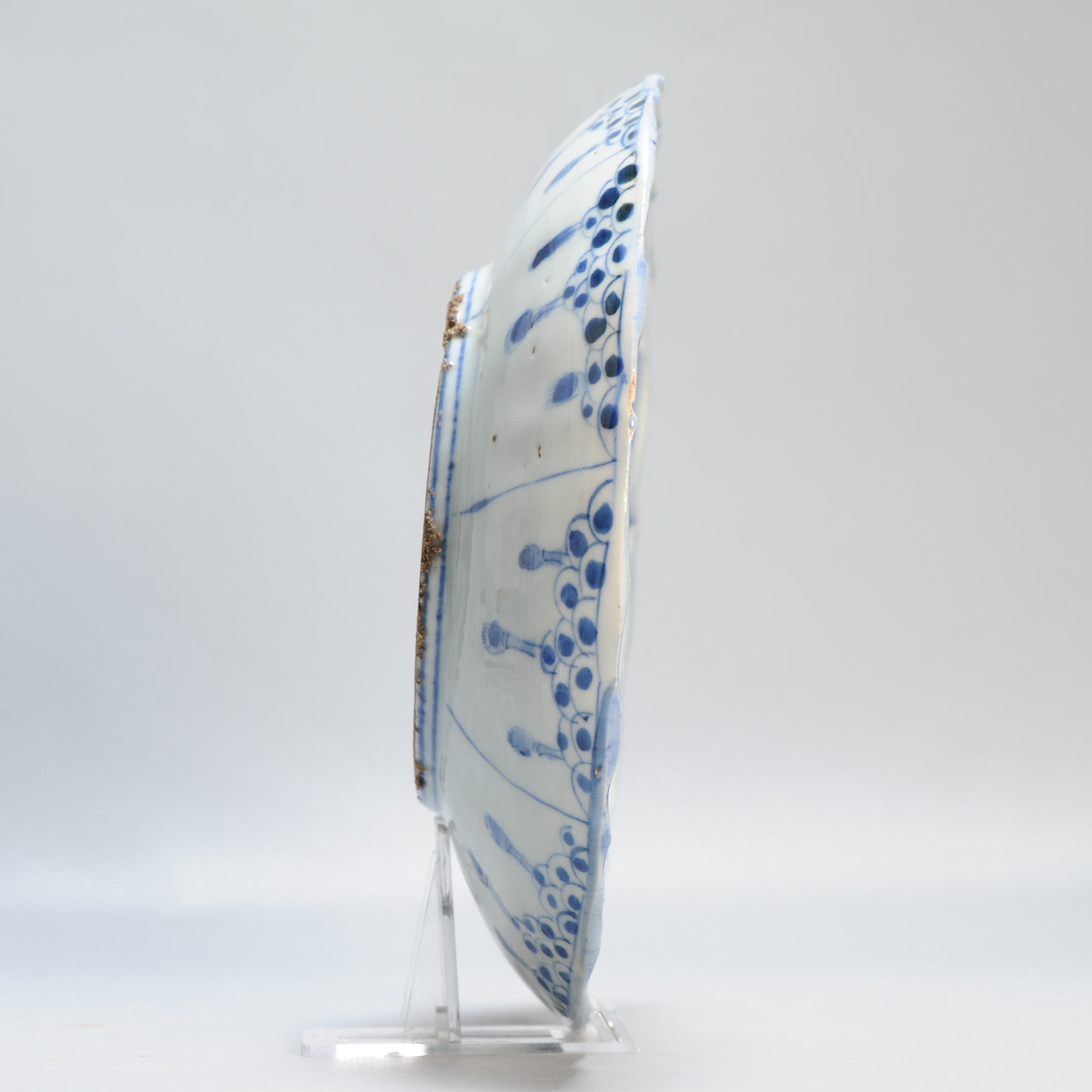 Top Quality Antique Late Ming Period Chinese Porcelain Kosometsuke Plate - Image 10