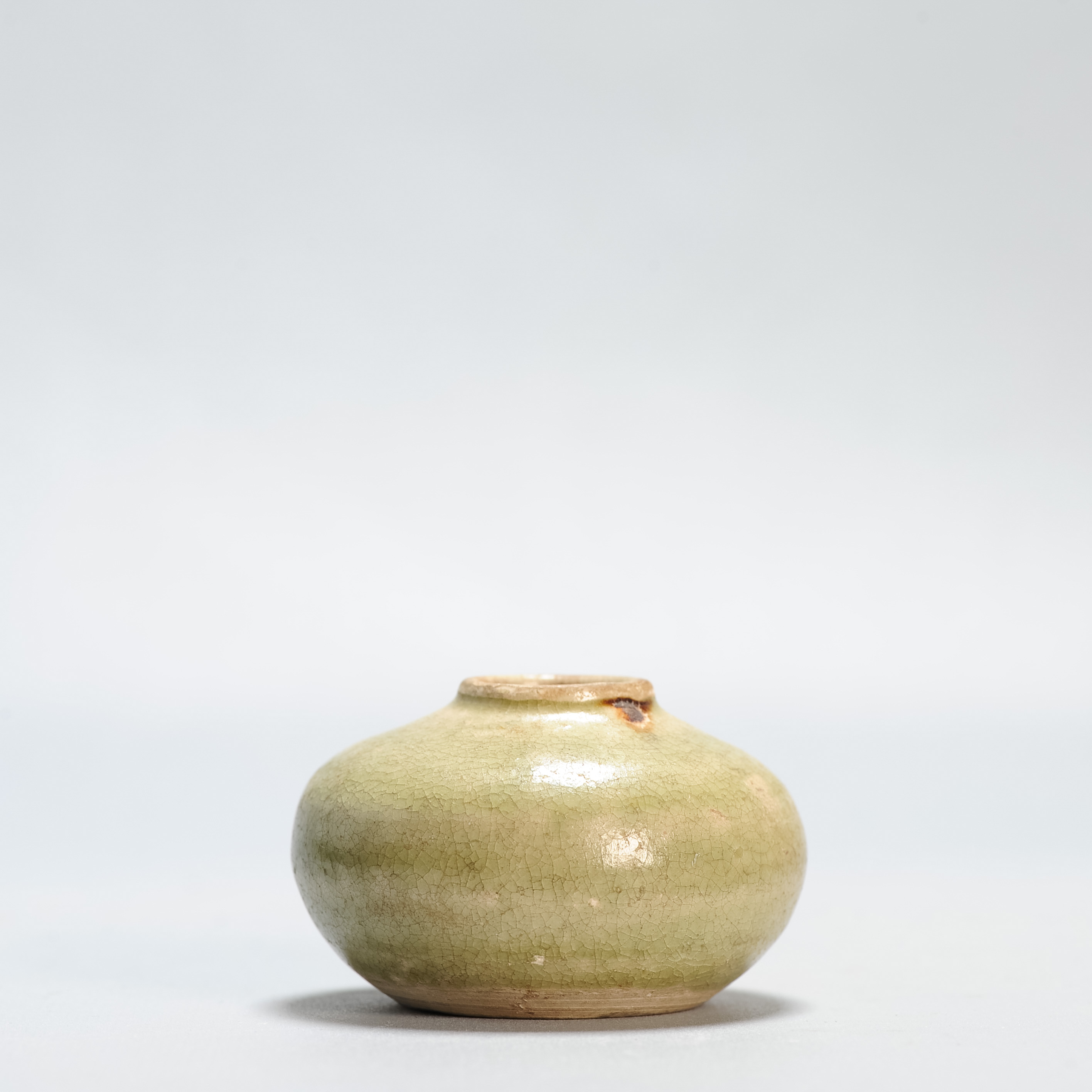 Antique Ming Period Chinese Porcelain Celadon Ming Small Jar China Nicely shaped - Image 11