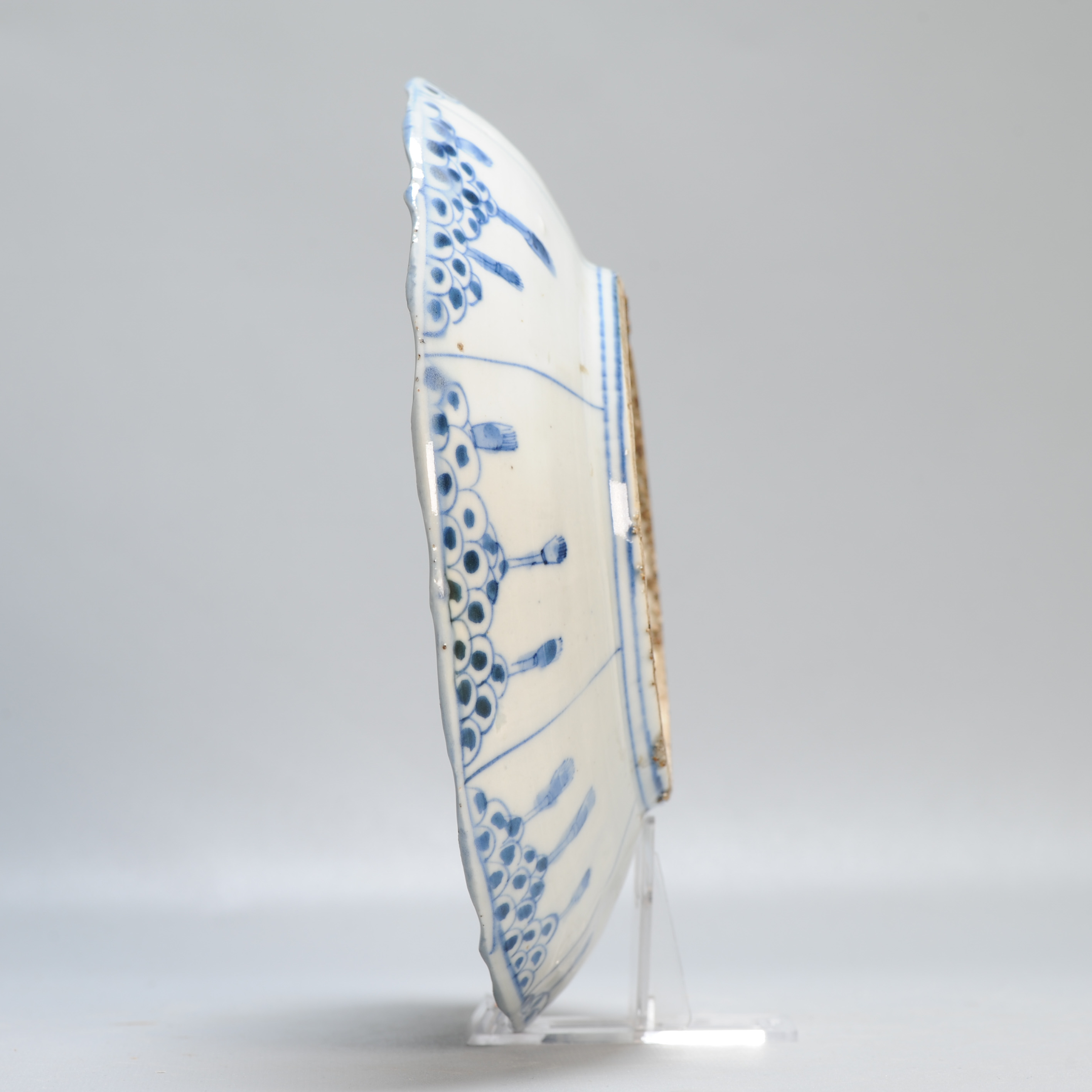 Top Quality Antique Late Ming Period Chinese Porcelain Kosometsuke Plate - Image 4