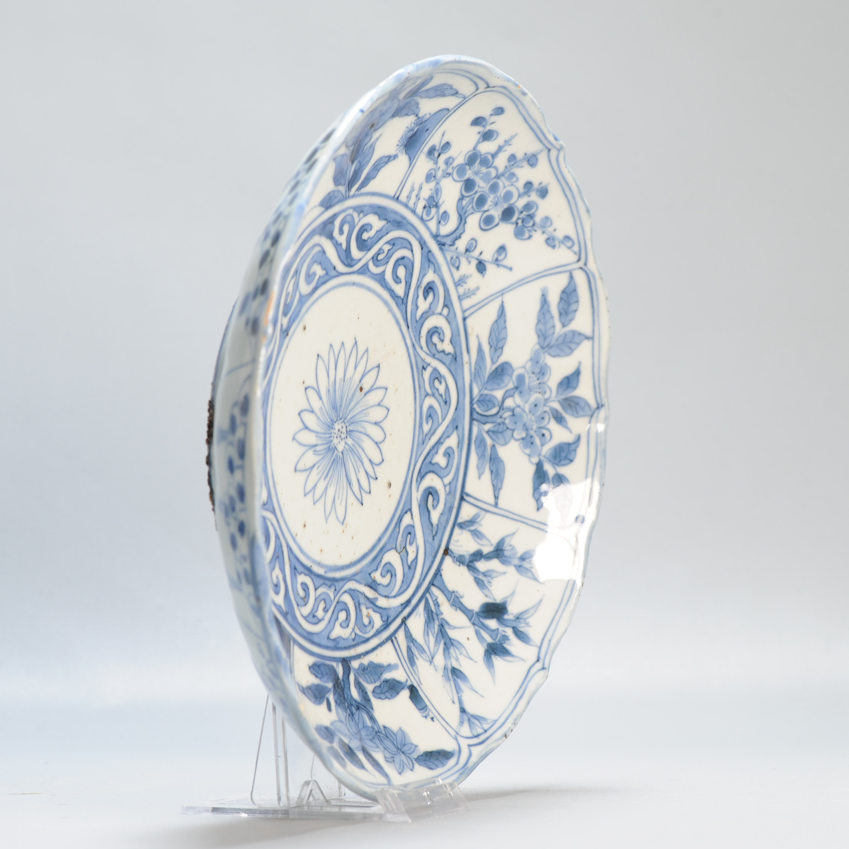 Top Quality Antique Late Ming Period Chinese Porcelain Kosometsuke Plate - Image 11
