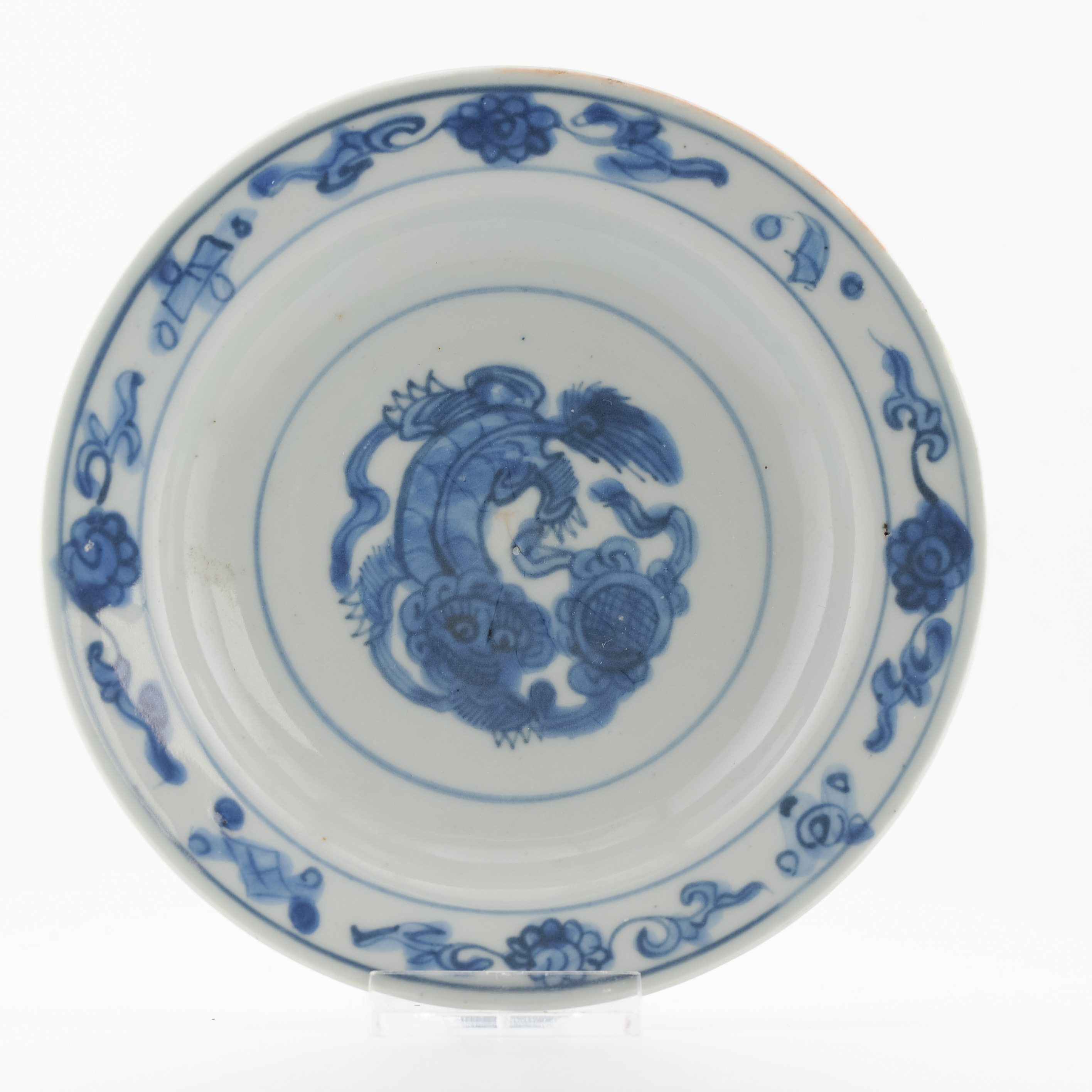 Antique Chinese 16th Century Zhengde Jiajing Foo Lion Plate Porcelain - Image 20