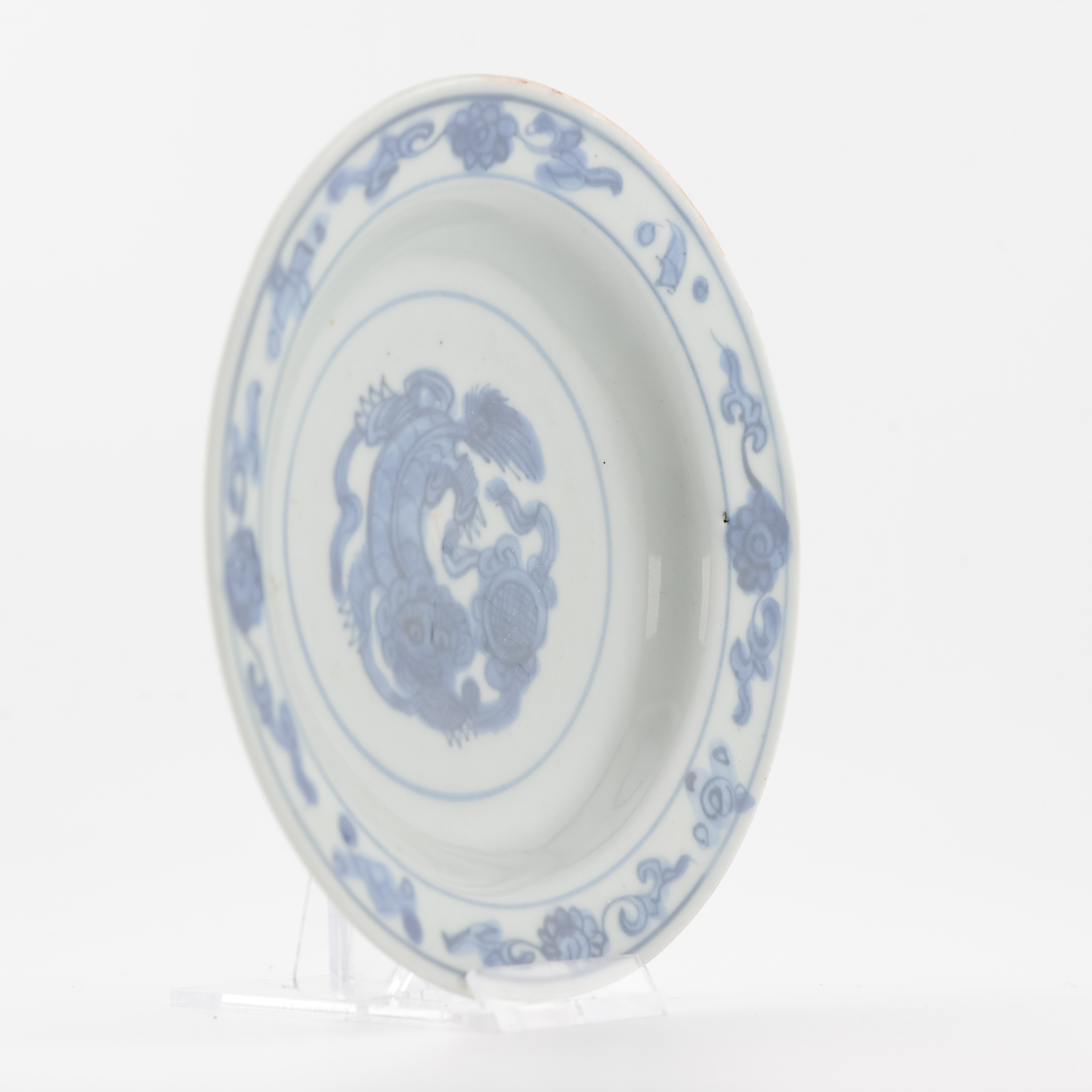 Antique Chinese 16th Century Zhengde Jiajing Foo Lion Plate Porcelain - Image 15