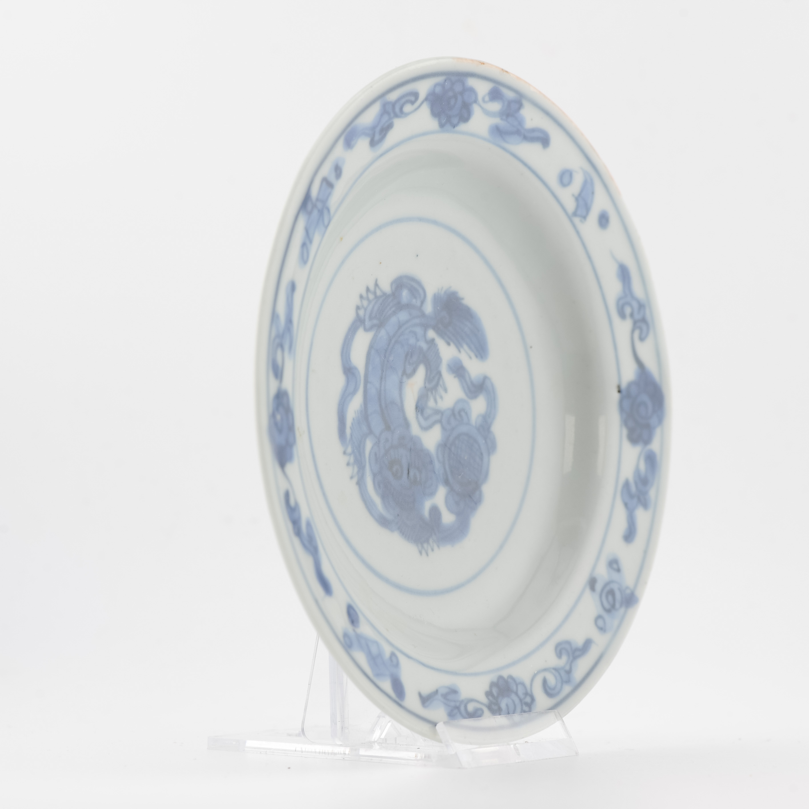 Antique Chinese 16th Century Zhengde Jiajing Foo Lion Plate Porcelain - Image 13