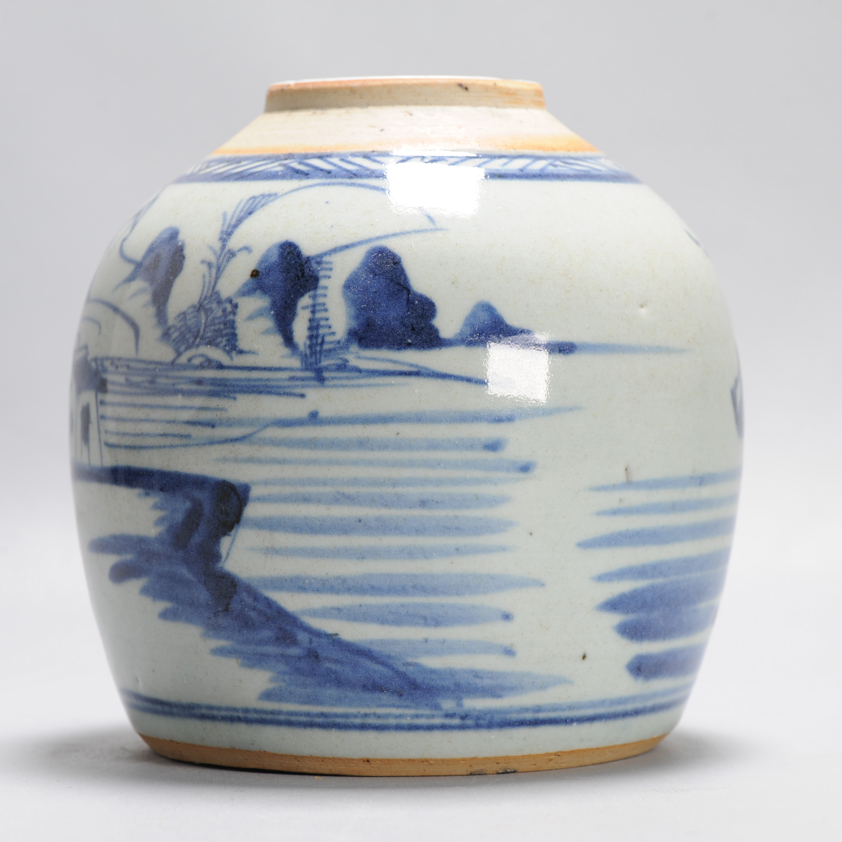 Antique Cantonese Ca 1850 Chinese Porcelain Ginger Jar China Canton - Image 9