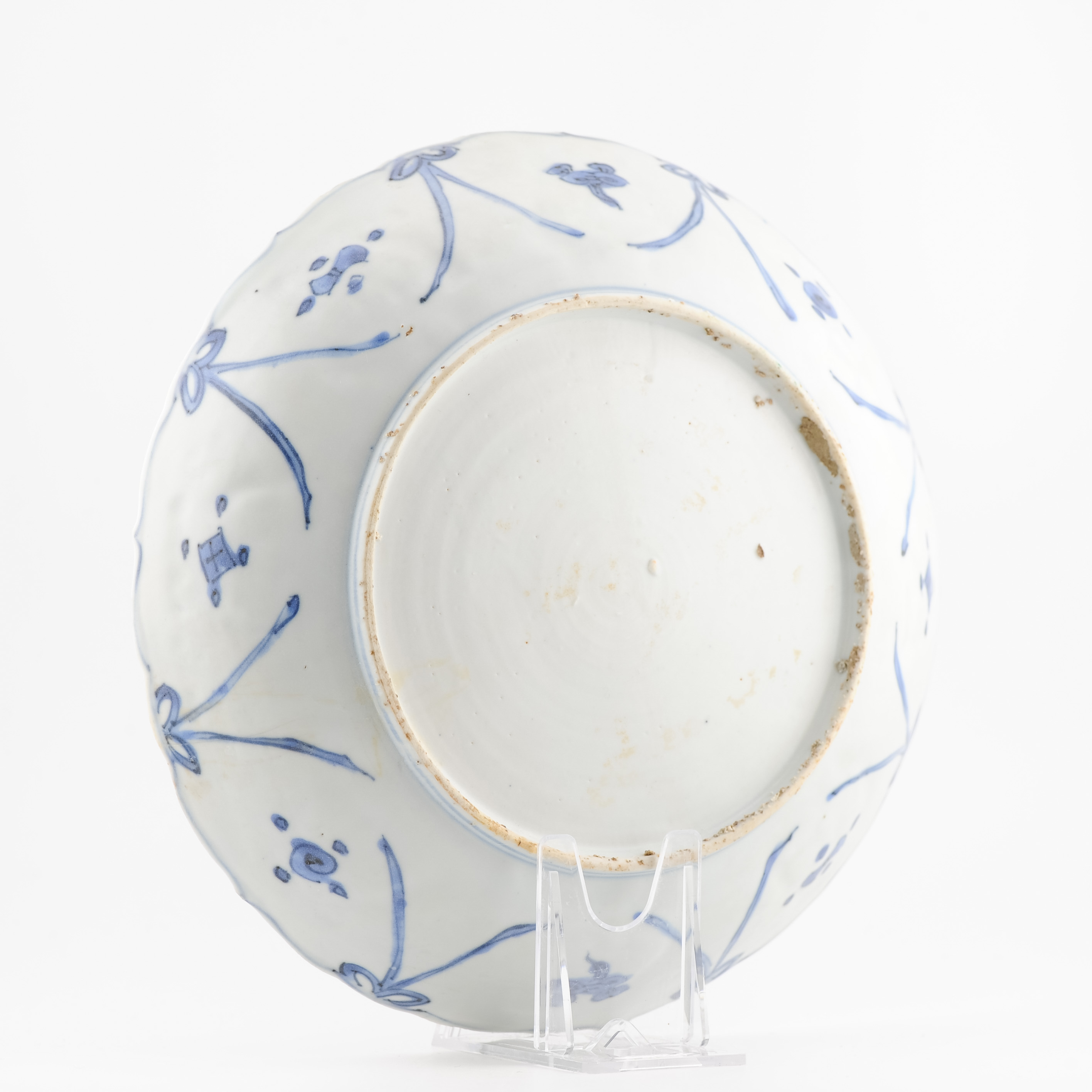 Antique Ming Wanli 1580-1610 Chinese Porcelain Kraak Plate Ducks Fruits - Image 10