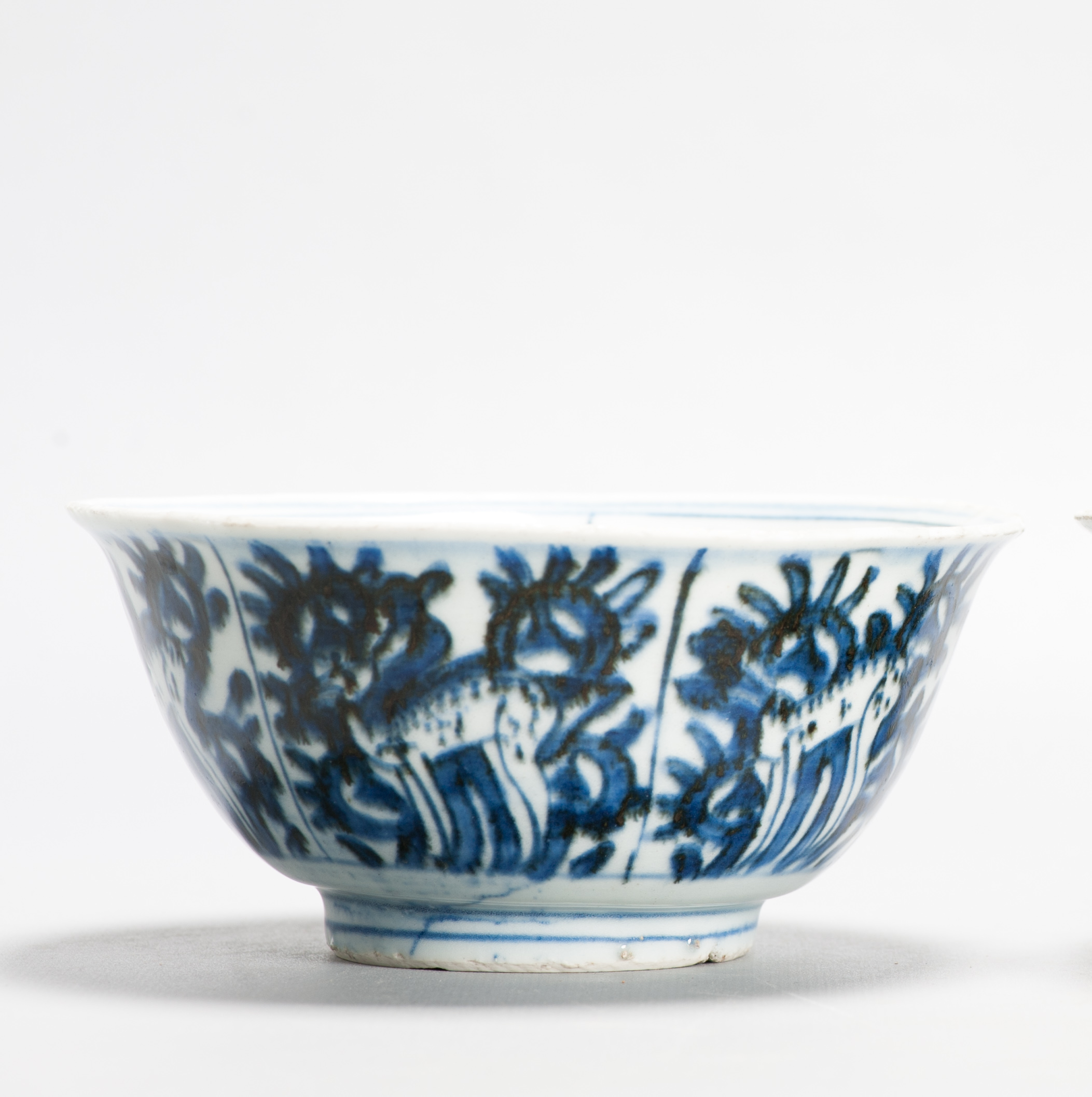 Antique Chinese Ming period Kraak Bowl Deer Wanli or Tianqi Period - Image 13