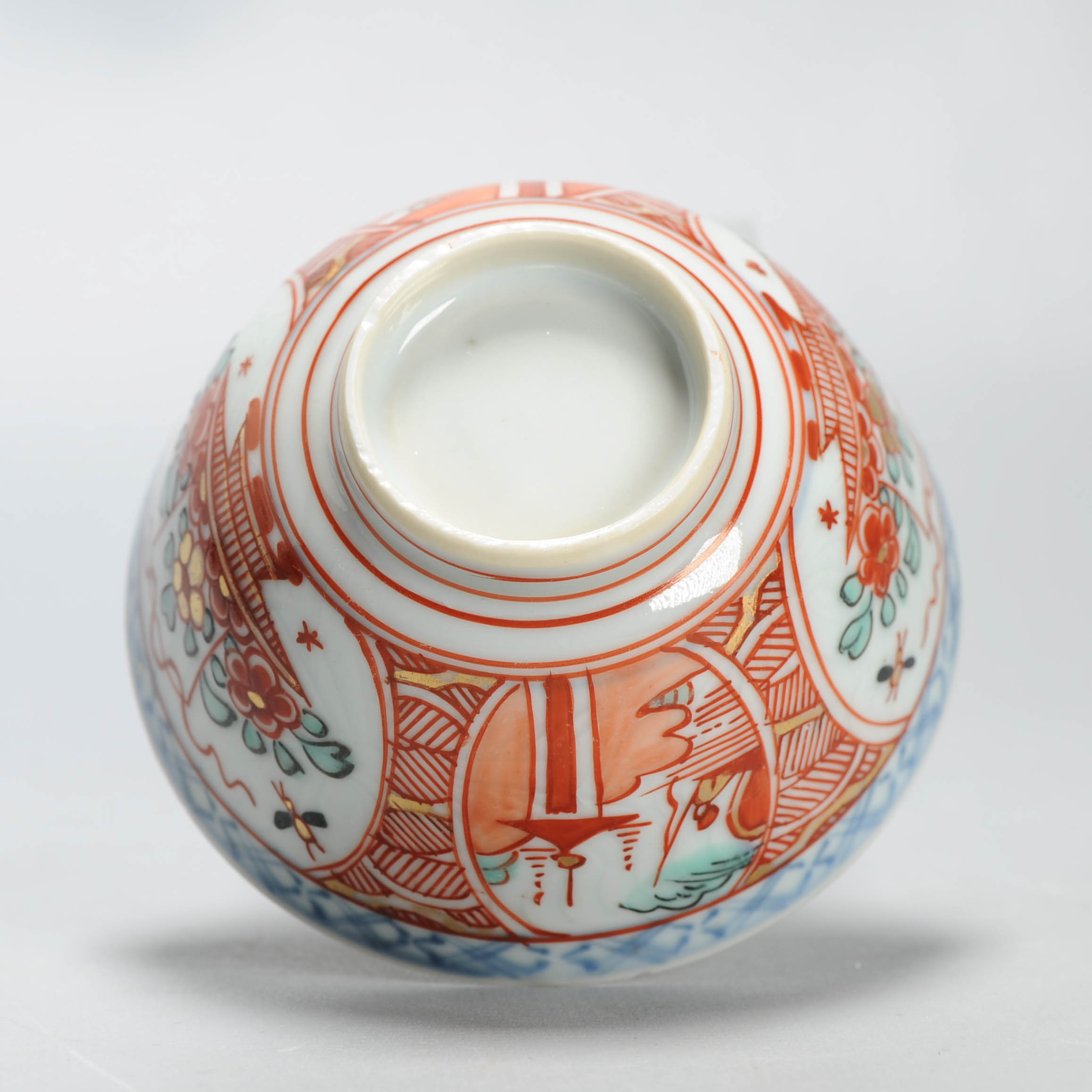 Large Antique Kangxi 18C Chinese Porcelain Teapot + Bowl Polychrome Figural - Image 21