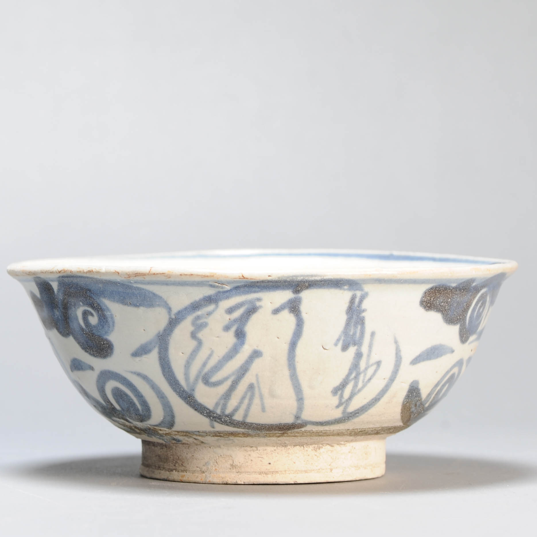 A Hatcher Cargo shipwreck Late Ming period Chinese Porcelain Bowl Figure - Image 5