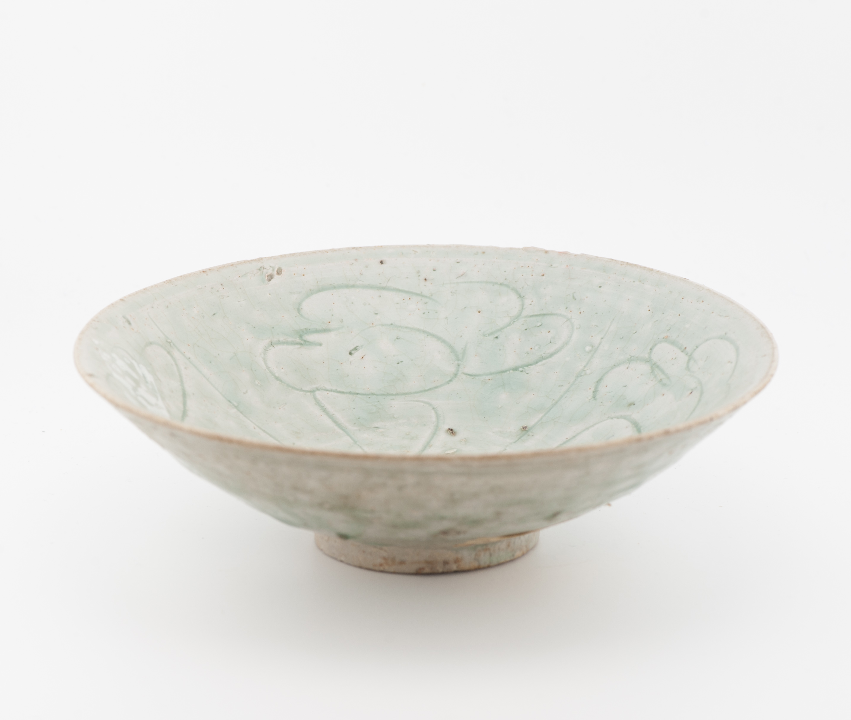 Antique Chinese Song Fujian period Incised Floral Bowl China Porcelain - Image 11