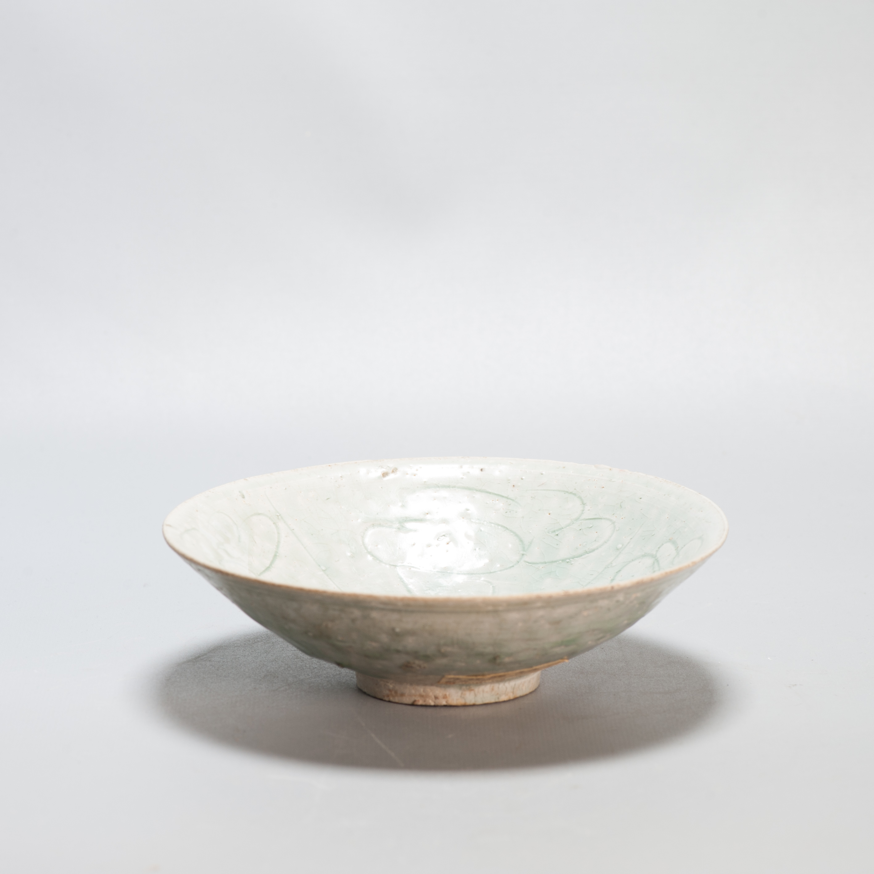 Antique Chinese Song Fujian period Incised Floral Bowl China Porcelain - Image 3