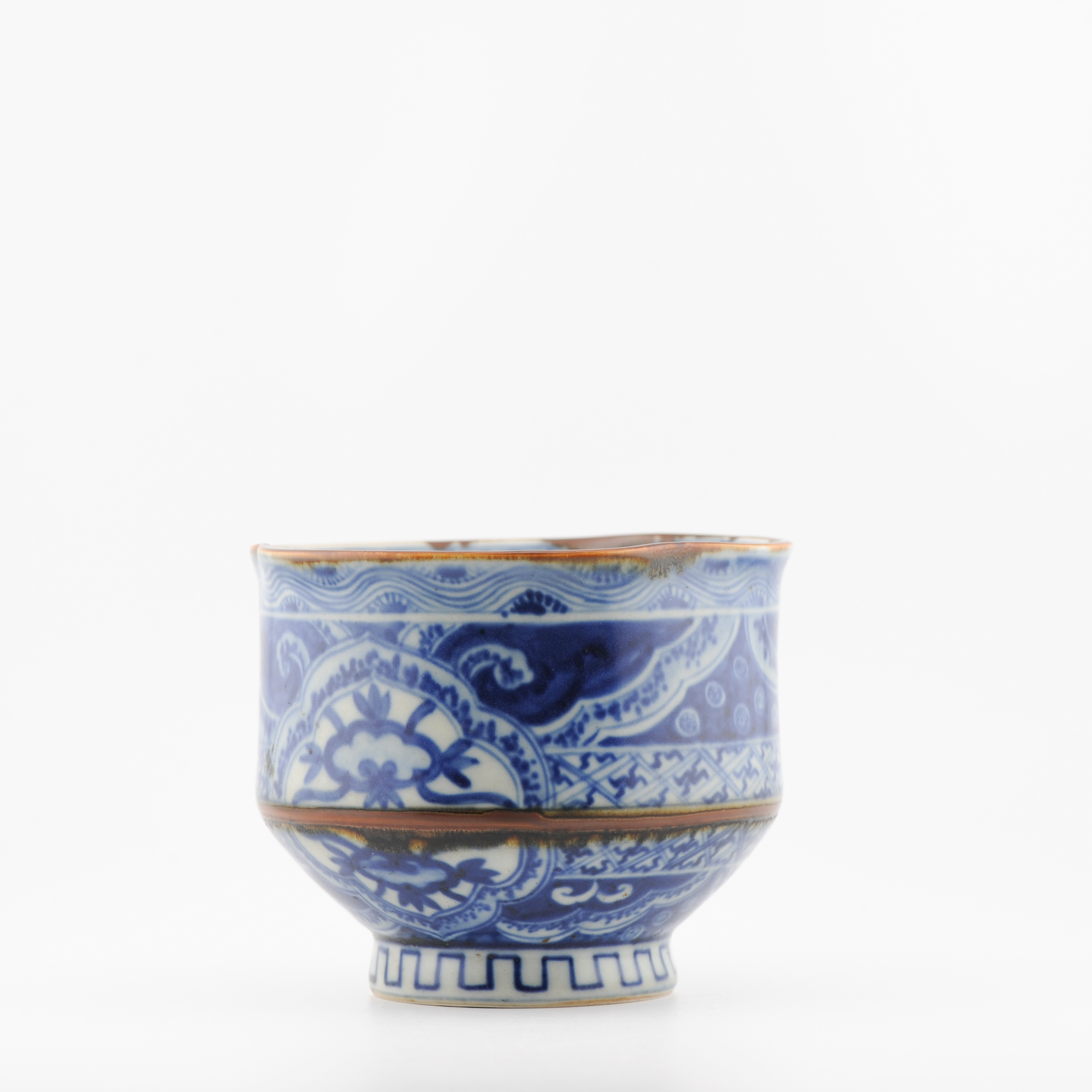 Antique 19c Edo Period/Meiji Japanese Porcelain Bowl Cup Shonzui Style Marked - Image 7
