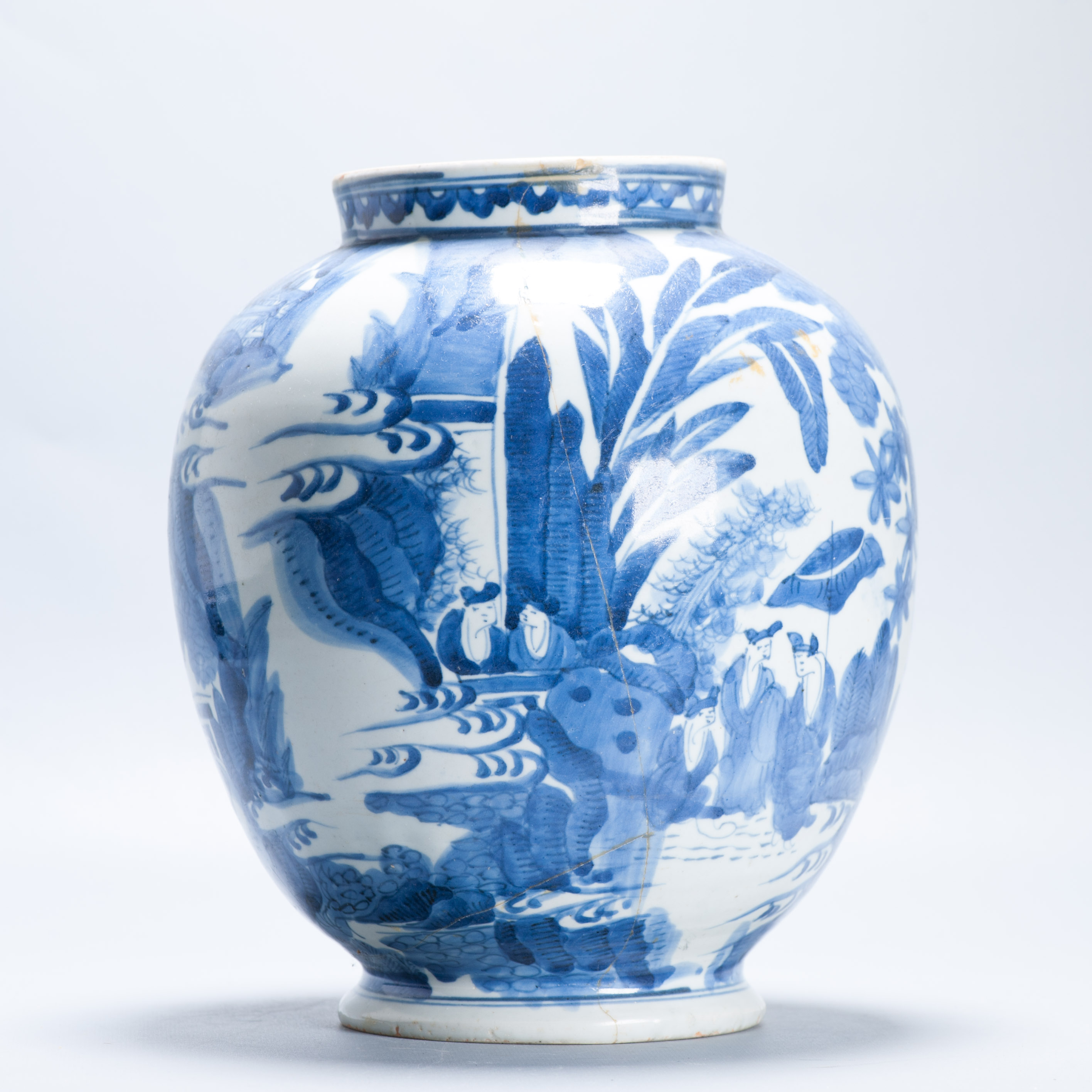 Antique Ko-Imari Edo Period 1660-1680 Century Japanese Porcelain Vase Arita - Image 11