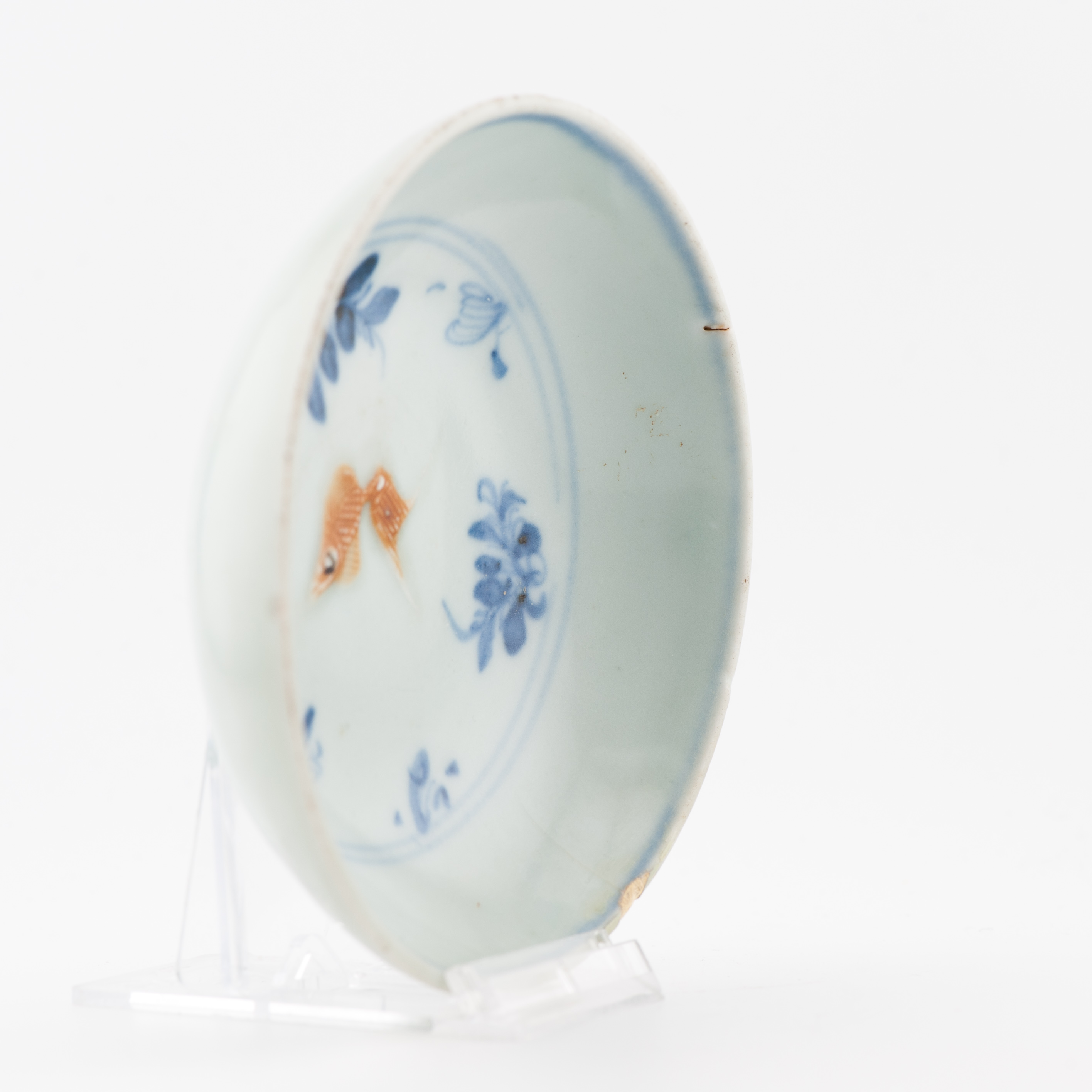 Ca 1500 Antique raised moulded Goldfish dishes Chinese Porcelain China - Image 8