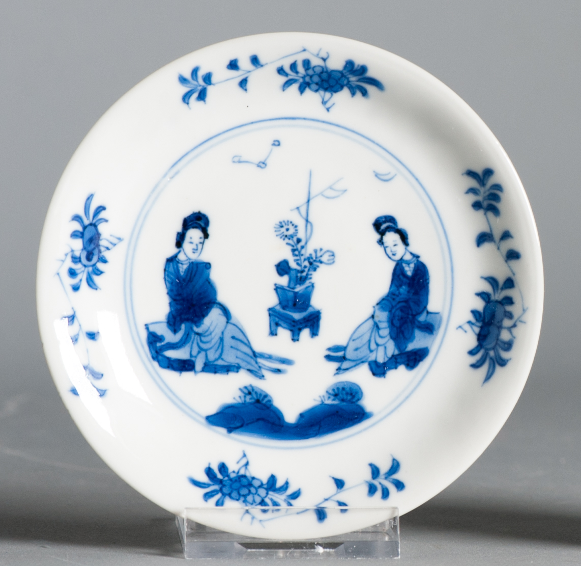Antique Kangxi Period Chinese porcelain Tea Set Elegant Ladies Lizas Marked - Image 23