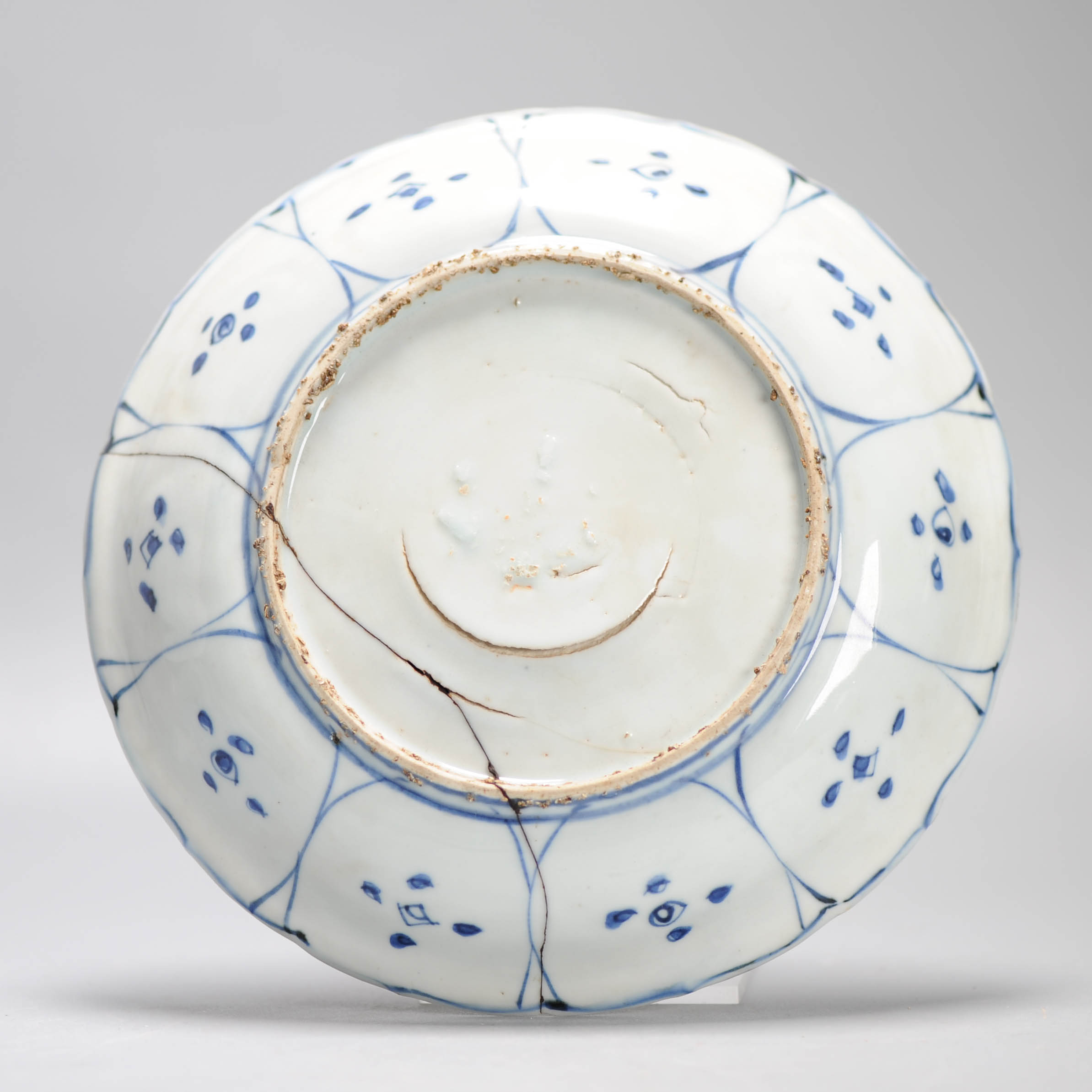 Antique Ming Period Chinese Porcelain Kraak two deer plate China Wanli - Image 3