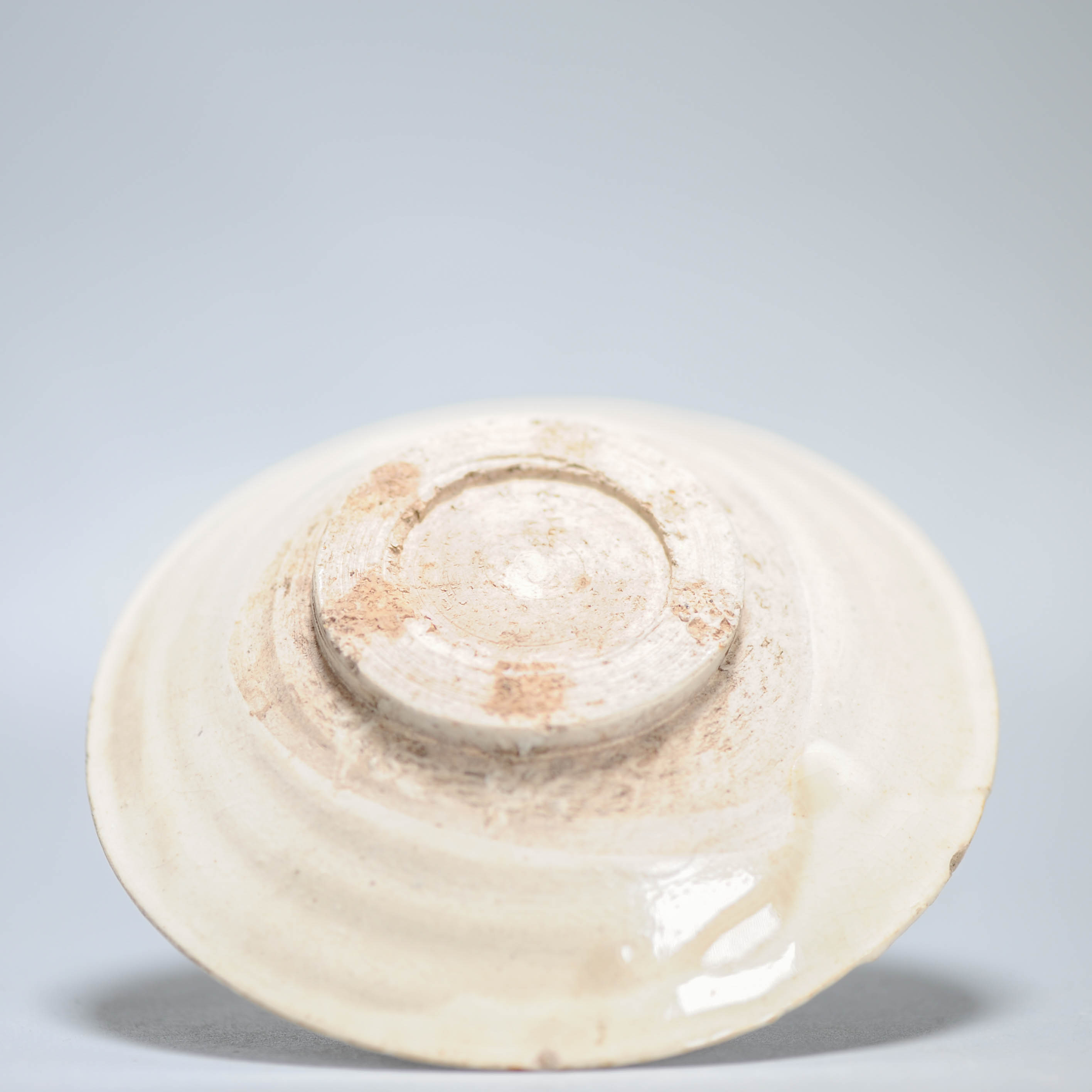 Antique Yuan/Ming Period Cizhou ware Small Dish Eartherware Character - Image 3