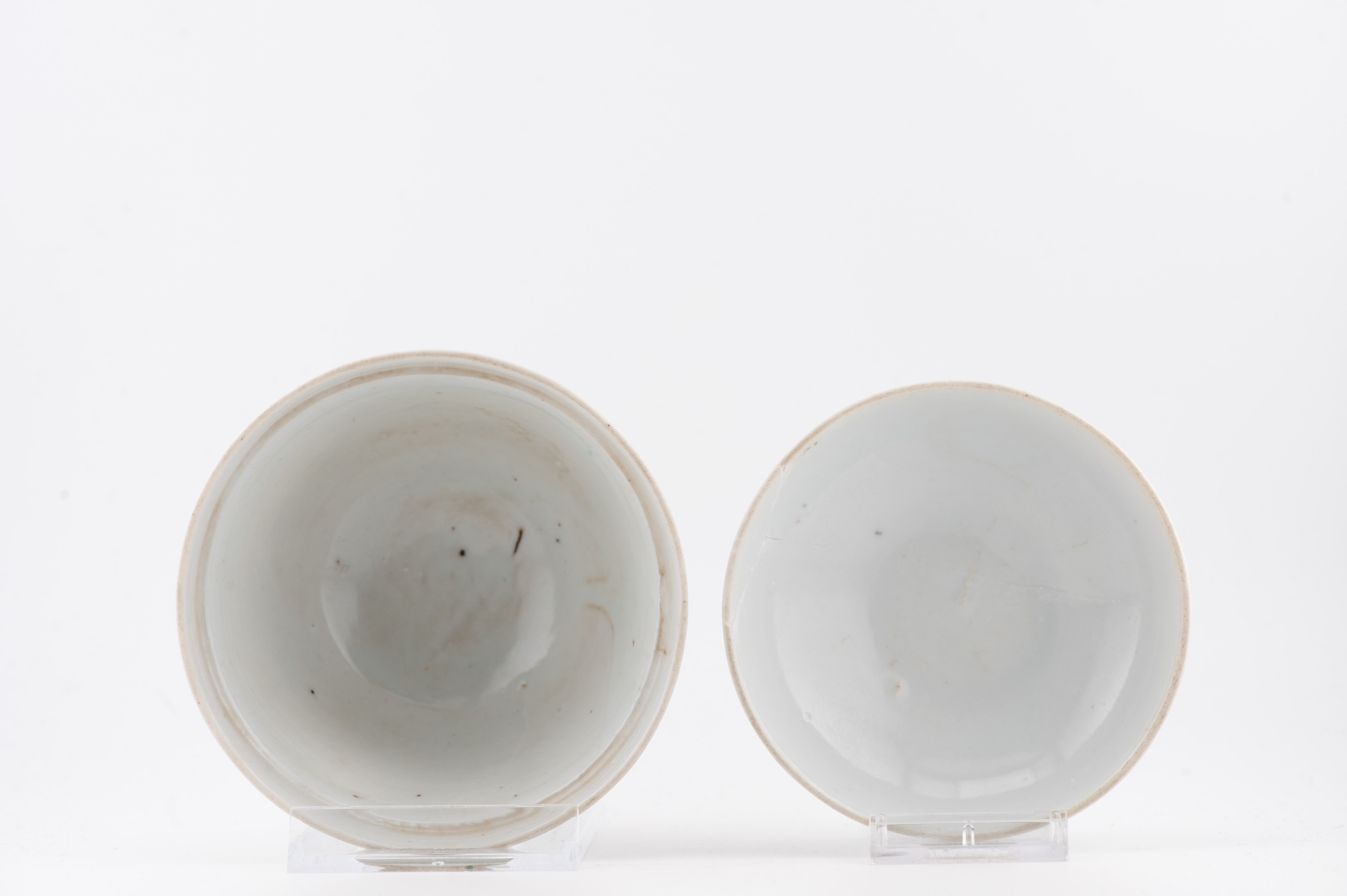 Wucai 17C Antique Chinese Porcelain Ko Akae Lidded Tea Bowl Chongzhen Period - Image 12