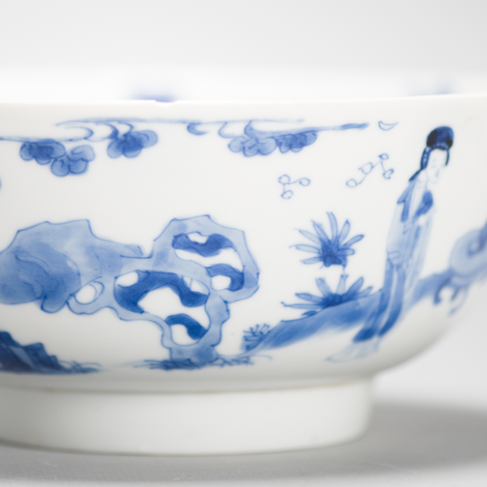 Kangxi period Chinese porcelain Bowl Figures Flowers Objects Chenghua Mark - Image 15