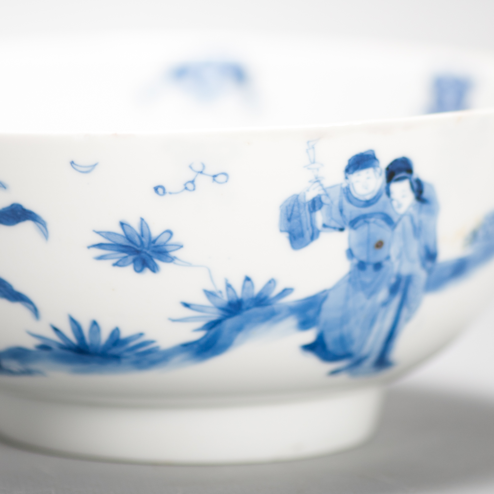 Kangxi period Chinese porcelain Bowl Figures Flowers Objects Chenghua Mark - Image 21