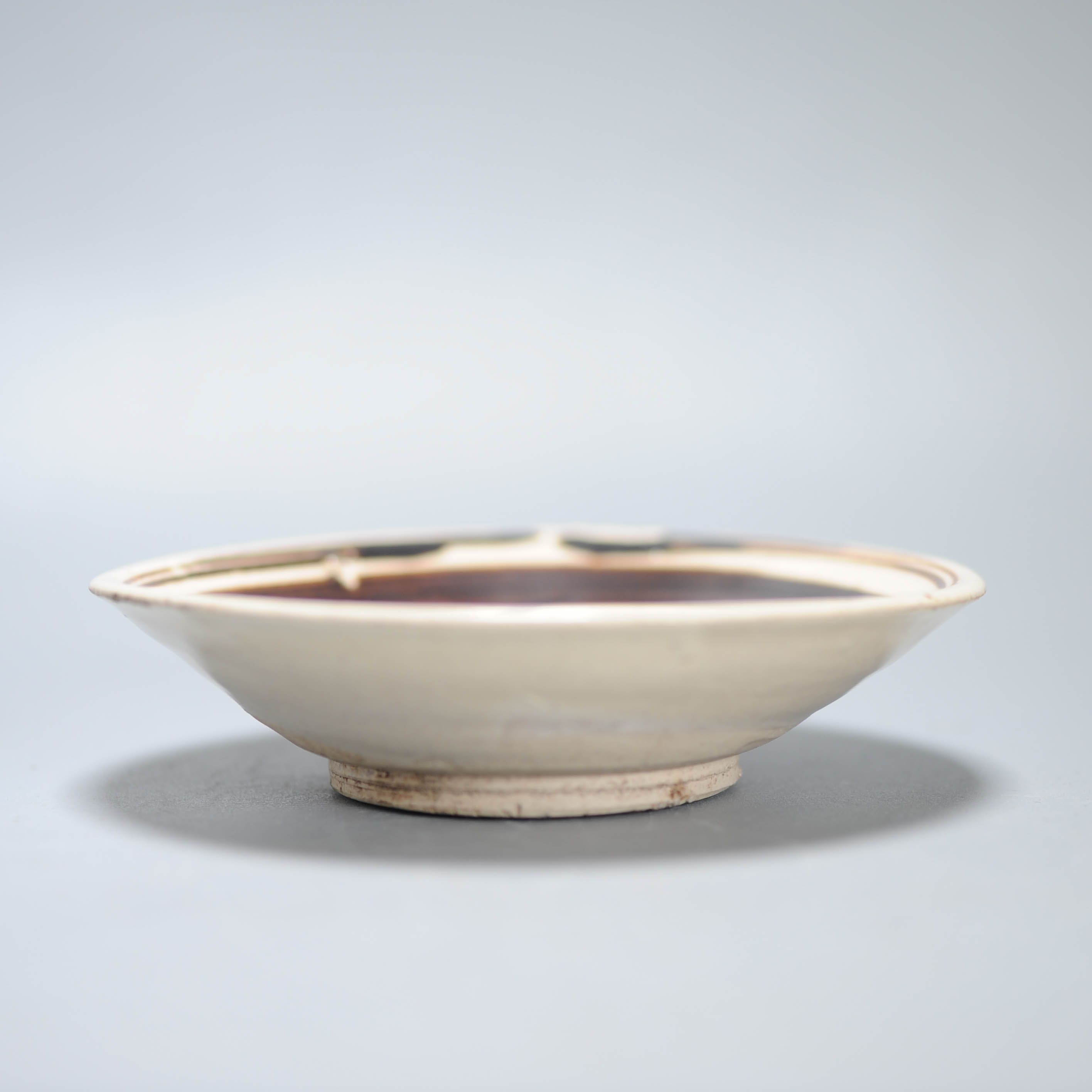 Antique Yuan/Ming Period Cizhou ware Small Dish Eartherware Character - Image 2