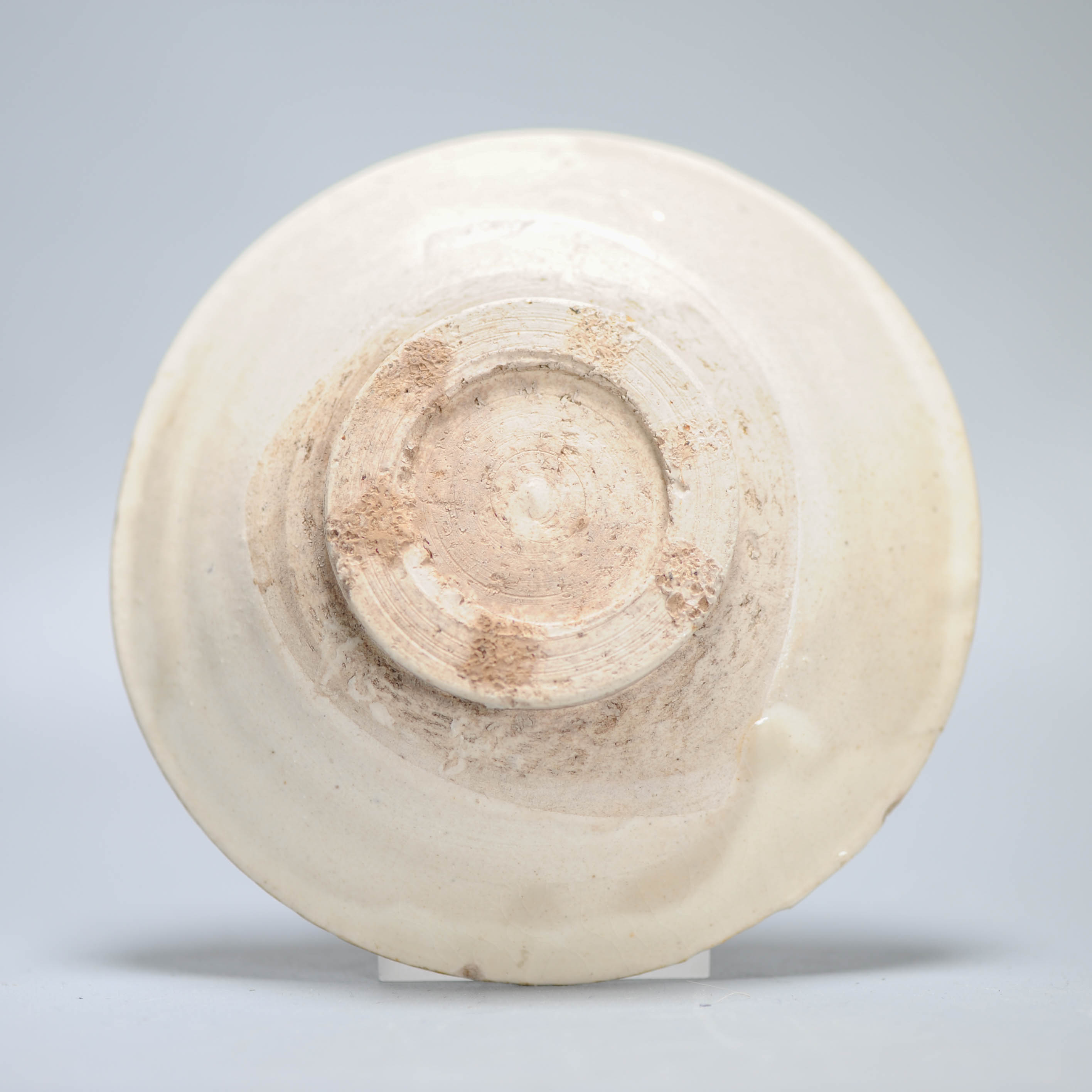 Antique Yuan/Ming Period Cizhou ware Small Dish Eartherware Character - Image 4